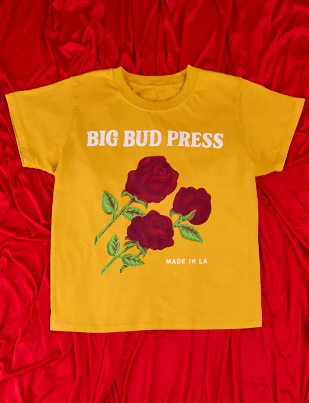 3 Roses Organic Tee *FINAL SALE* sold by Big Bud Press