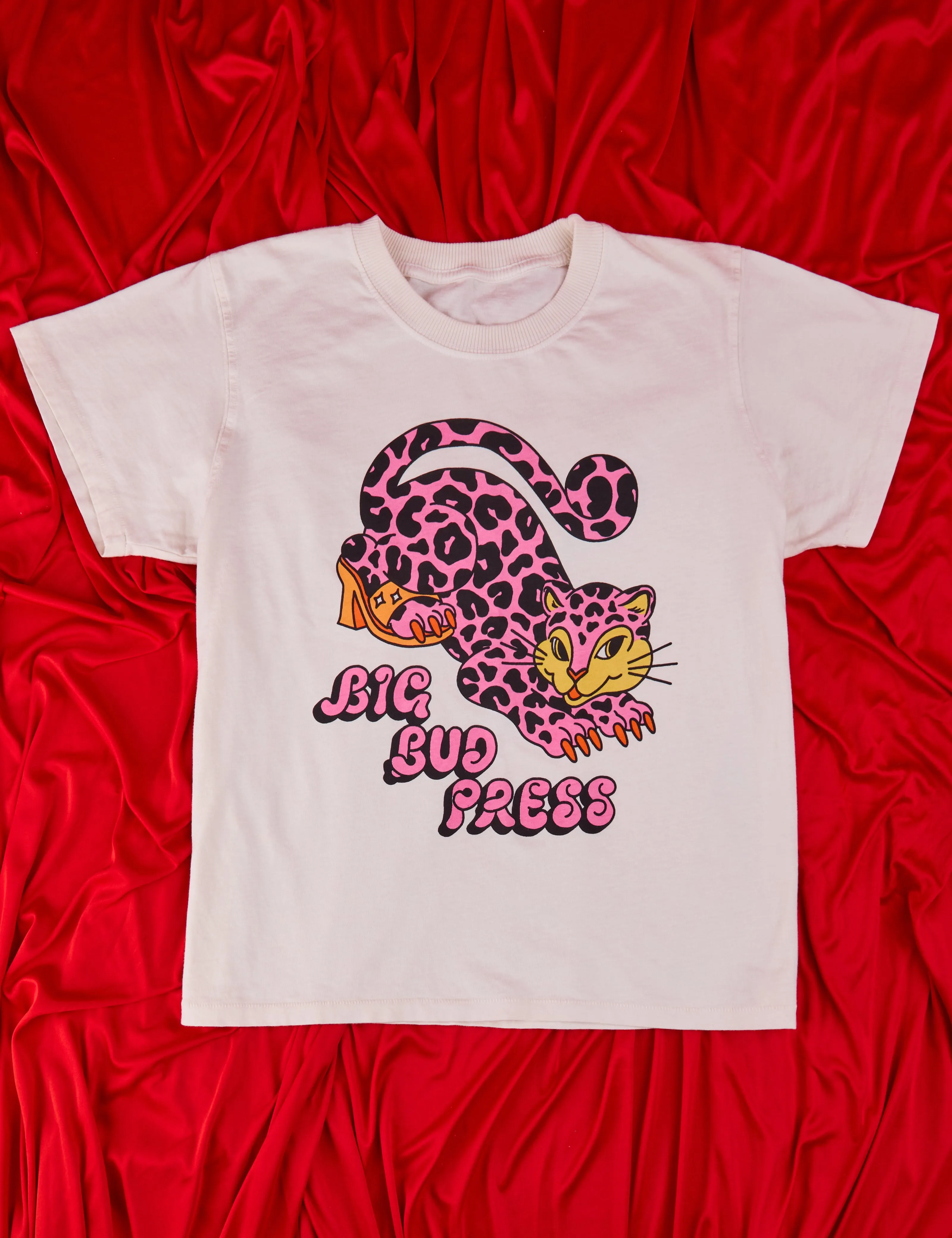 Cheetah Organic Tee *FINAL SALE* sold by Big Bud Press