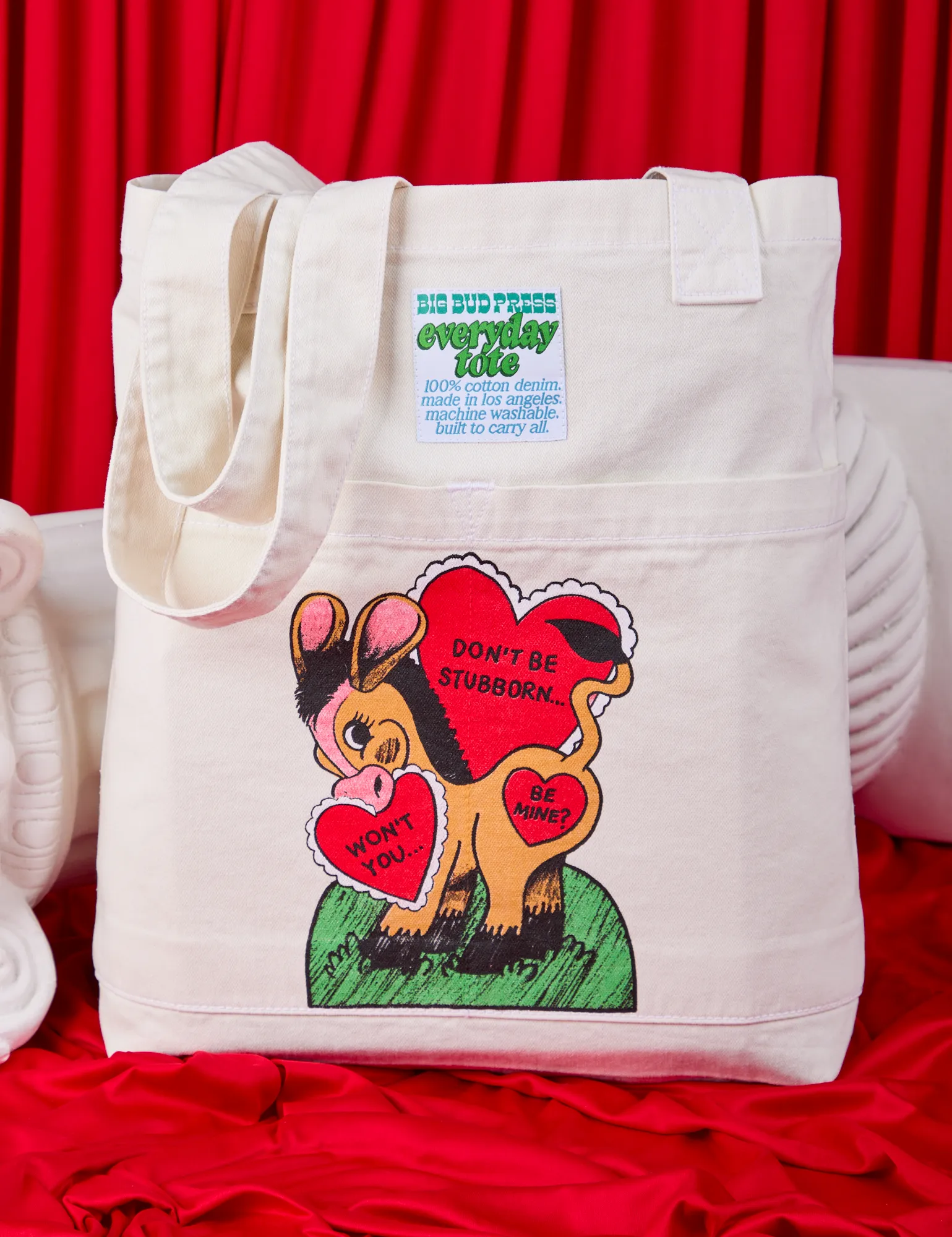 Donkey Everyday Tote sold by Big Bud Press