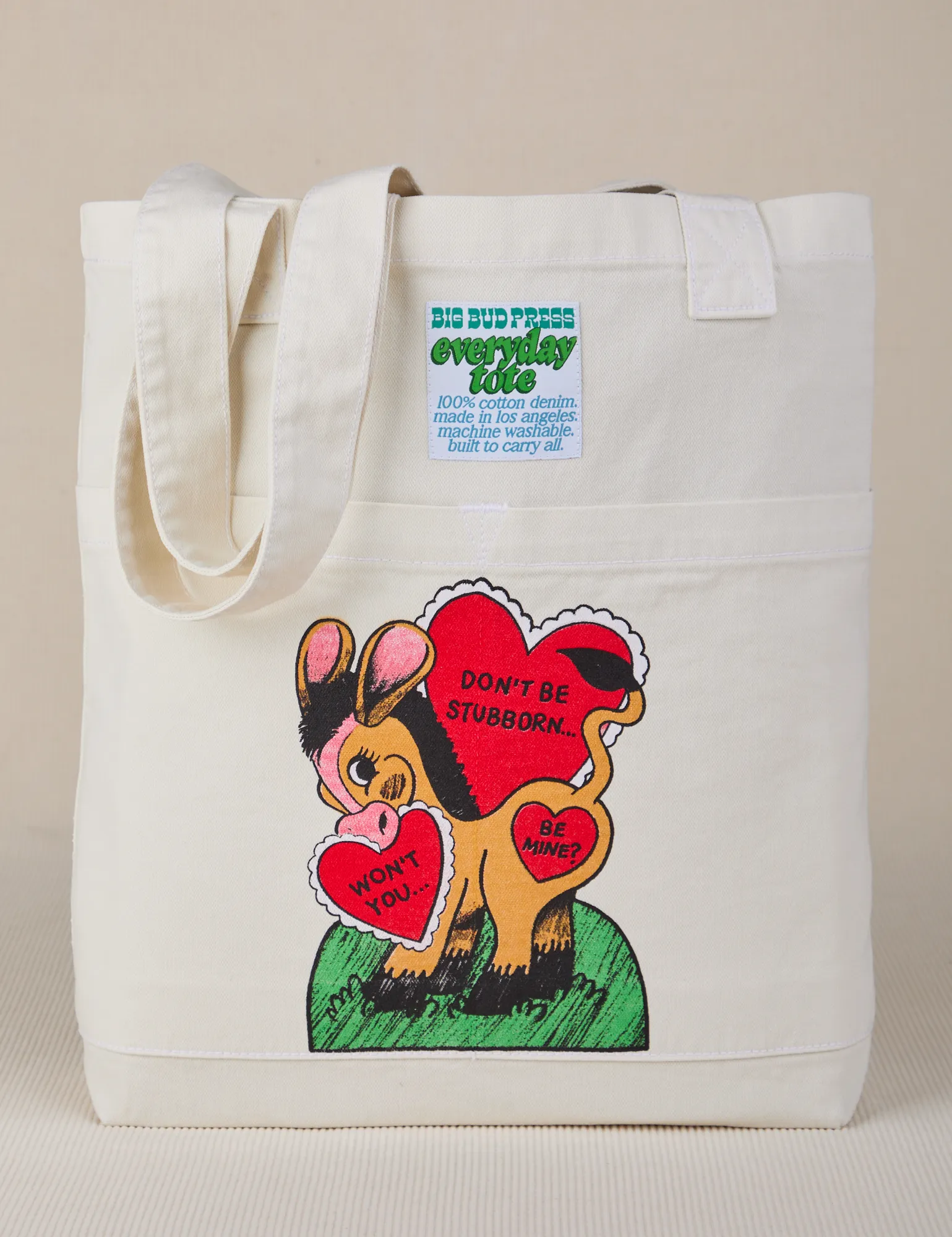 Donkey Everyday Tote sold by Big Bud Press product image thumbnail 4