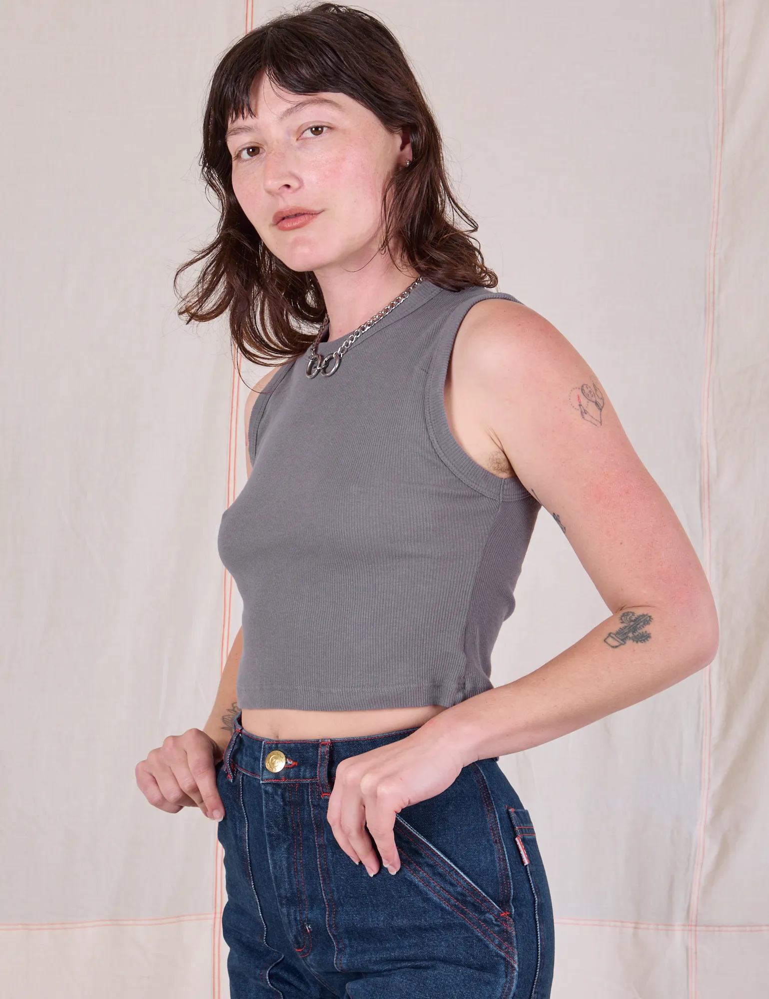 Muscle Tee - Washed Grey sold by Big Bud Press product image thumbnail 5