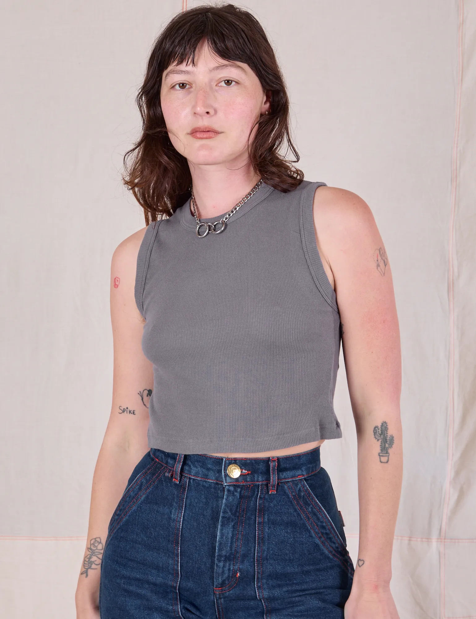 Muscle Tee - Washed Grey sold by Big Bud Press product image thumbnail 3