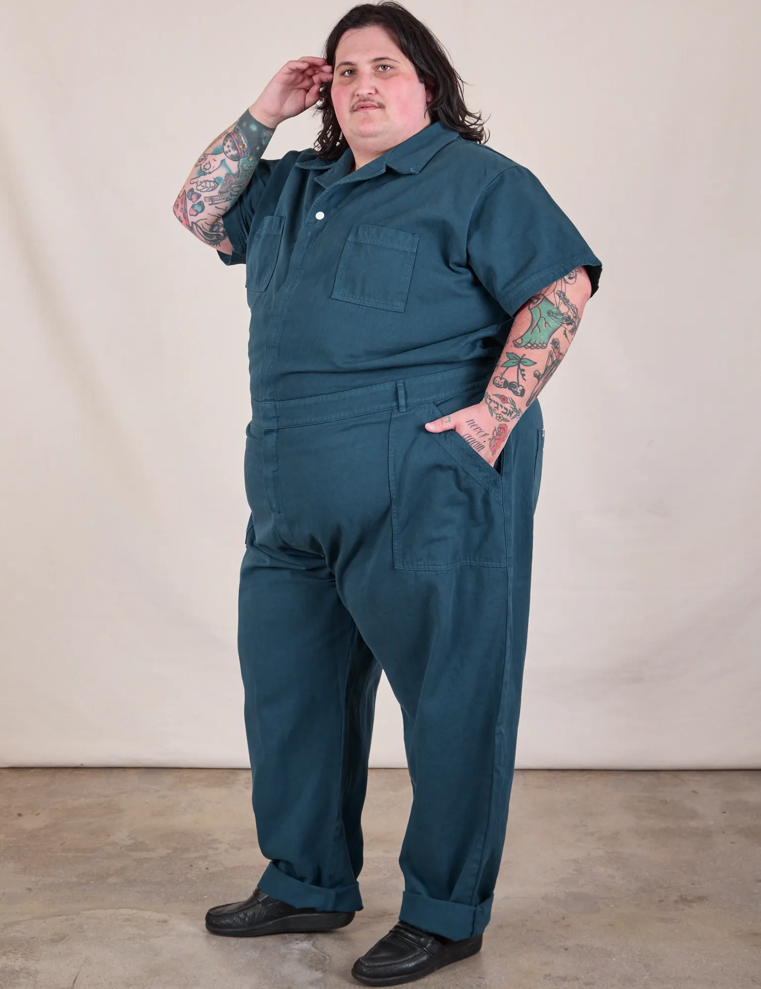 Long Jumpsuit - Lagoon sold by Big Bud Press product image thumbnail 5