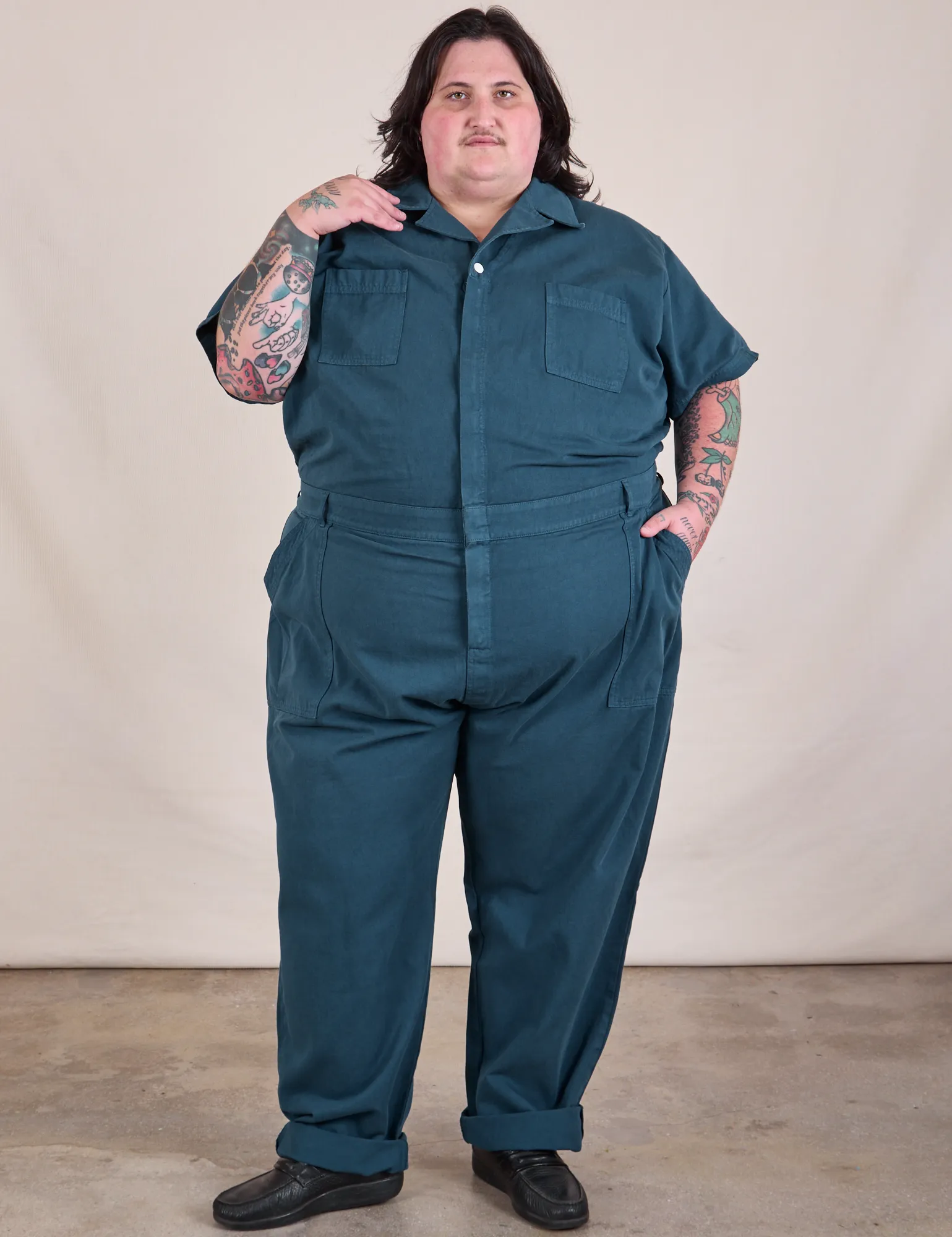 Long Jumpsuit - Lagoon sold by Big Bud Press product image thumbnail 3