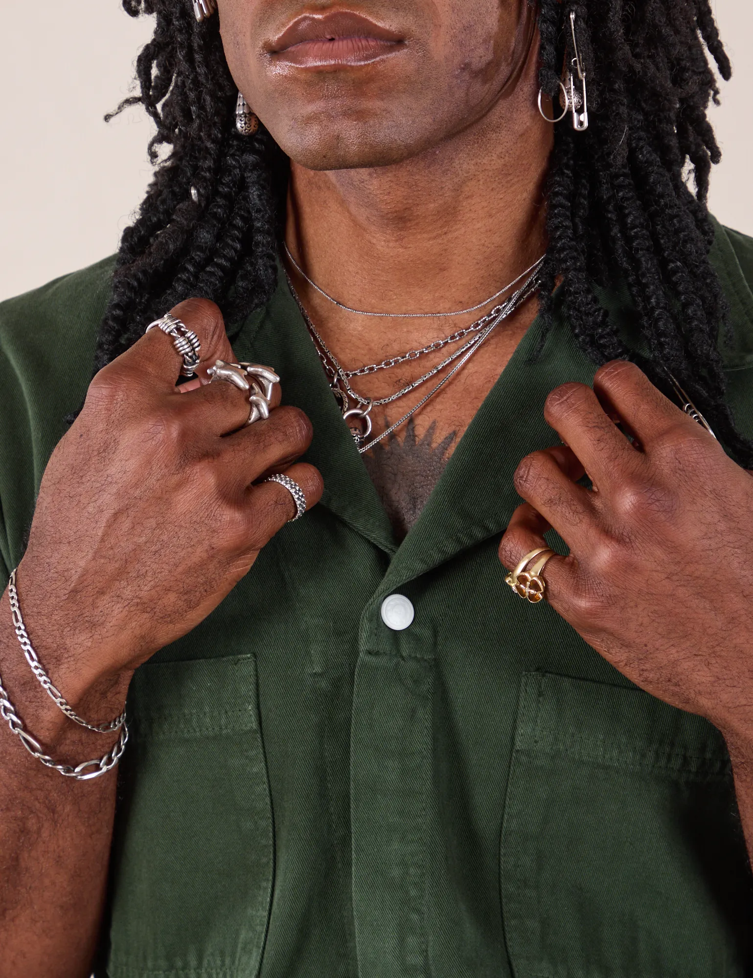 Long Jumpsuit - Swamp Green sold by Big Bud Press product image thumbnail 4