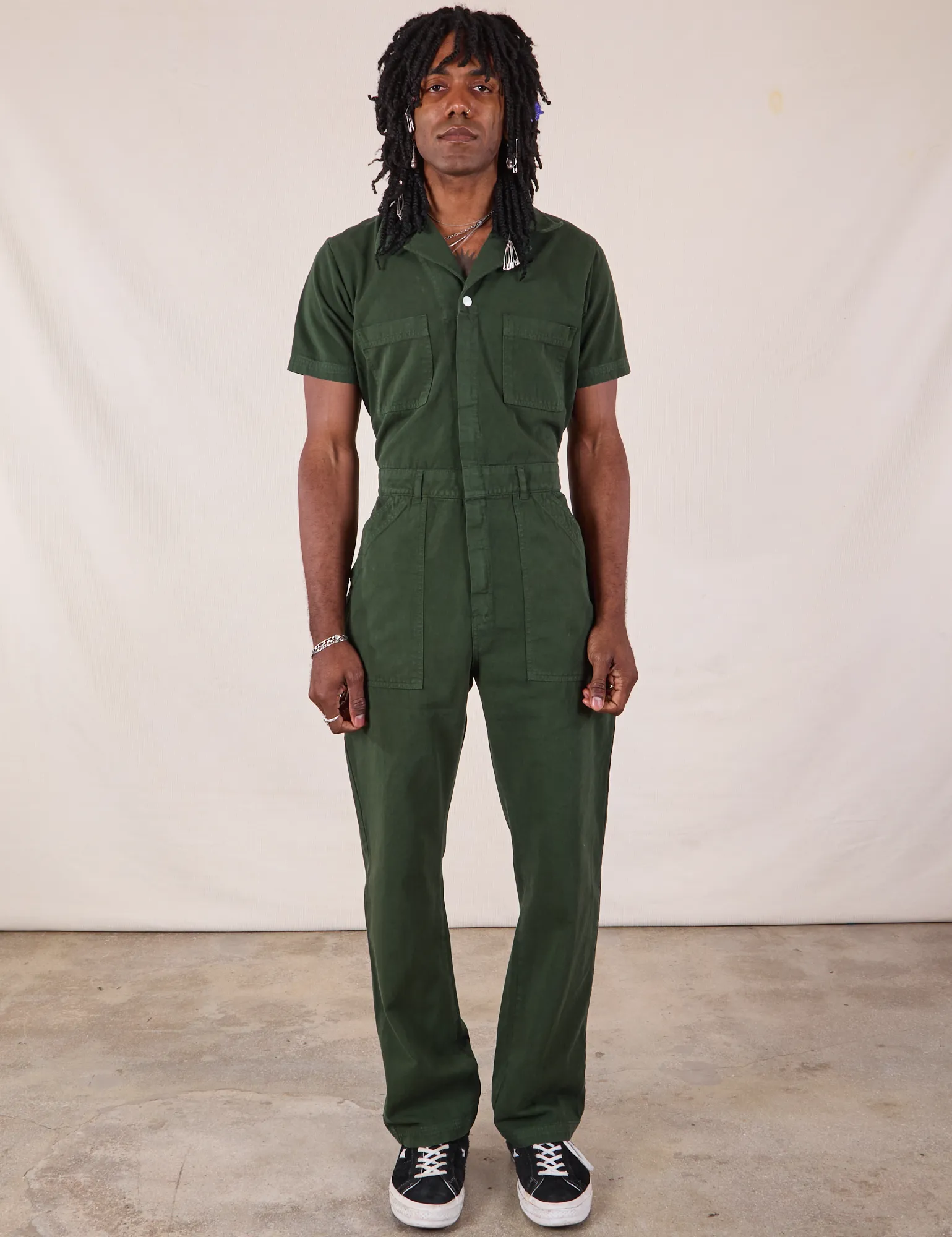 Long Jumpsuit - Swamp Green sold by Big Bud Press product image thumbnail 3