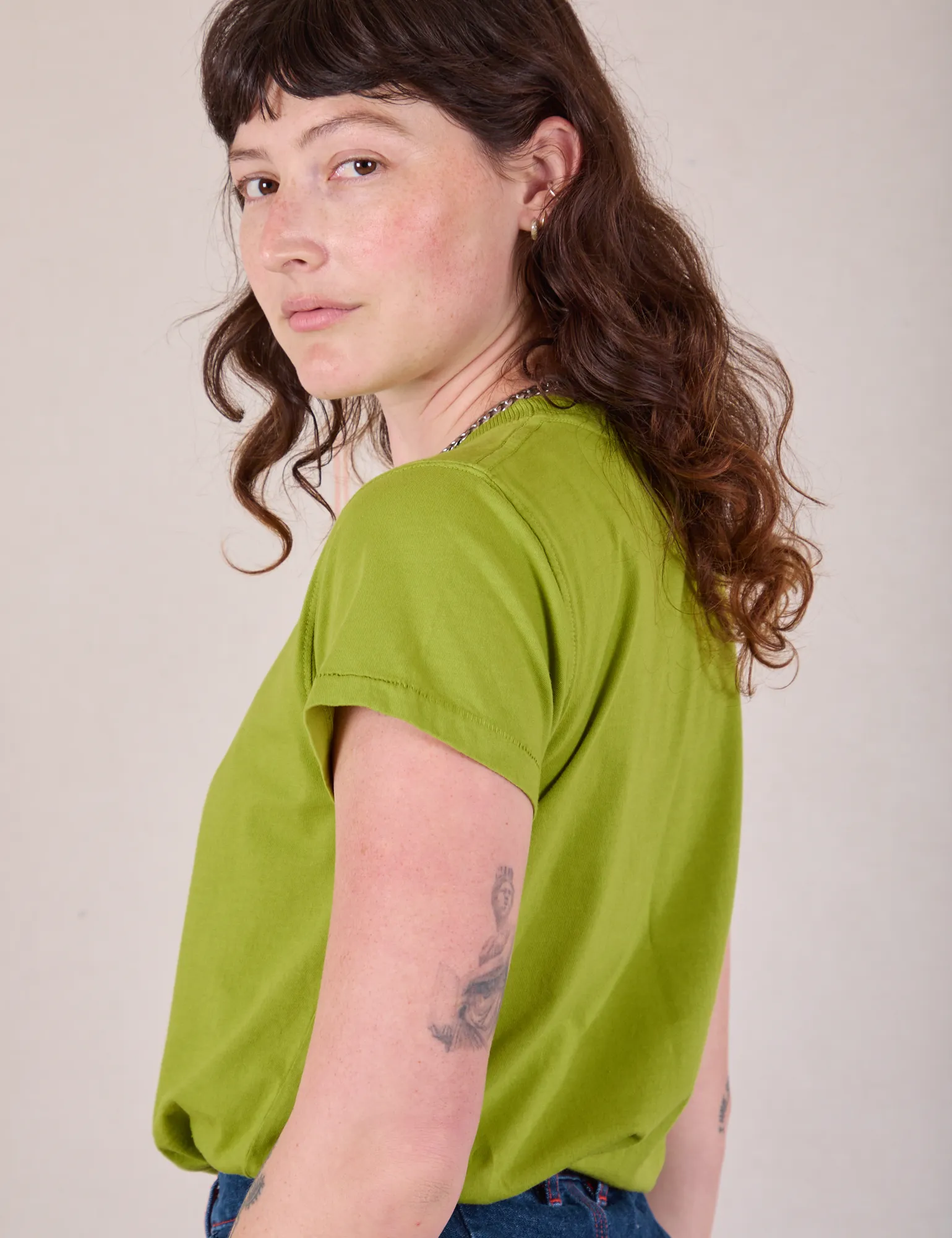 The Organic Vintage Tee - Gross Green sold by Big Bud Press product image thumbnail 5