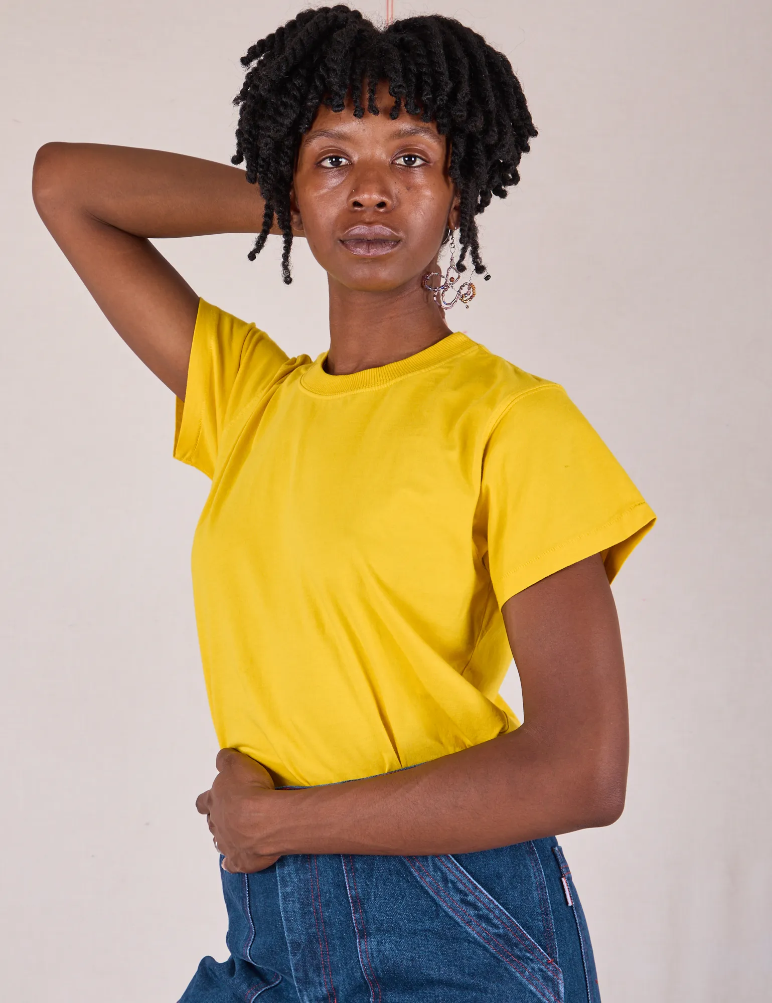 The Organic Vintage Tee - Golden Yellow sold by Big Bud Press product image thumbnail 4