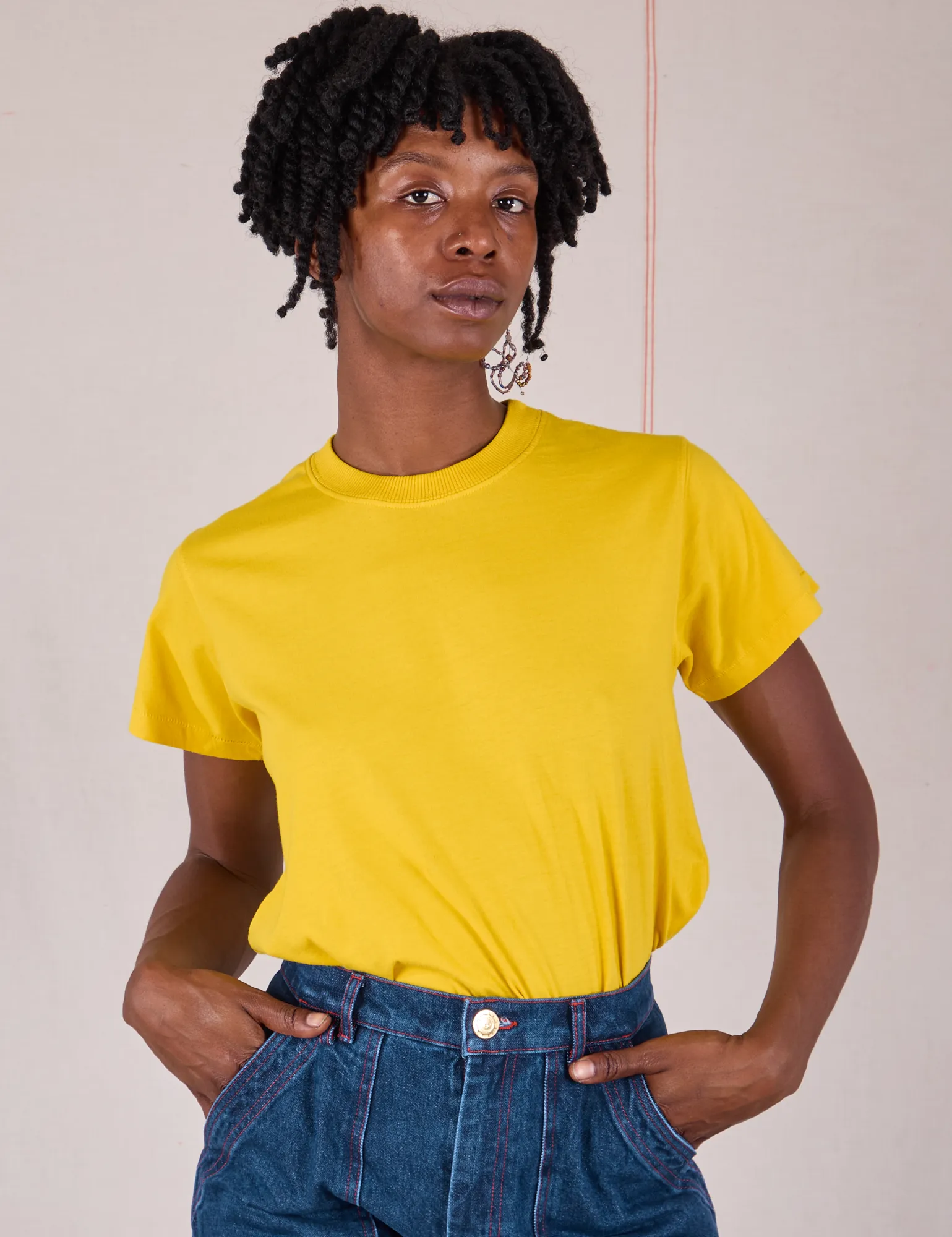 The Organic Vintage Tee - Golden Yellow sold by Big Bud Press product image thumbnail 3