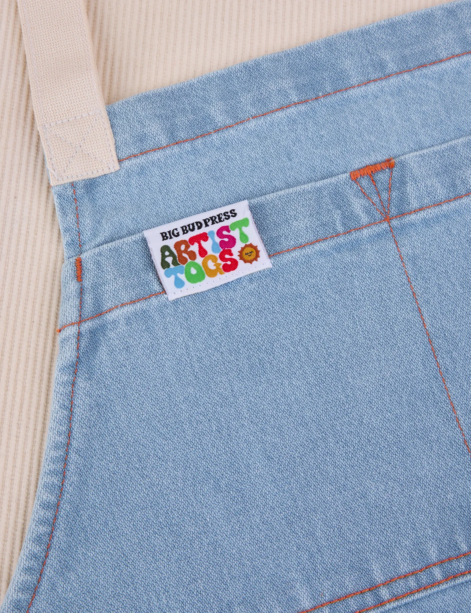 Full Indigo Denim Apron sold by Big Bud Press product image thumbnail 3
