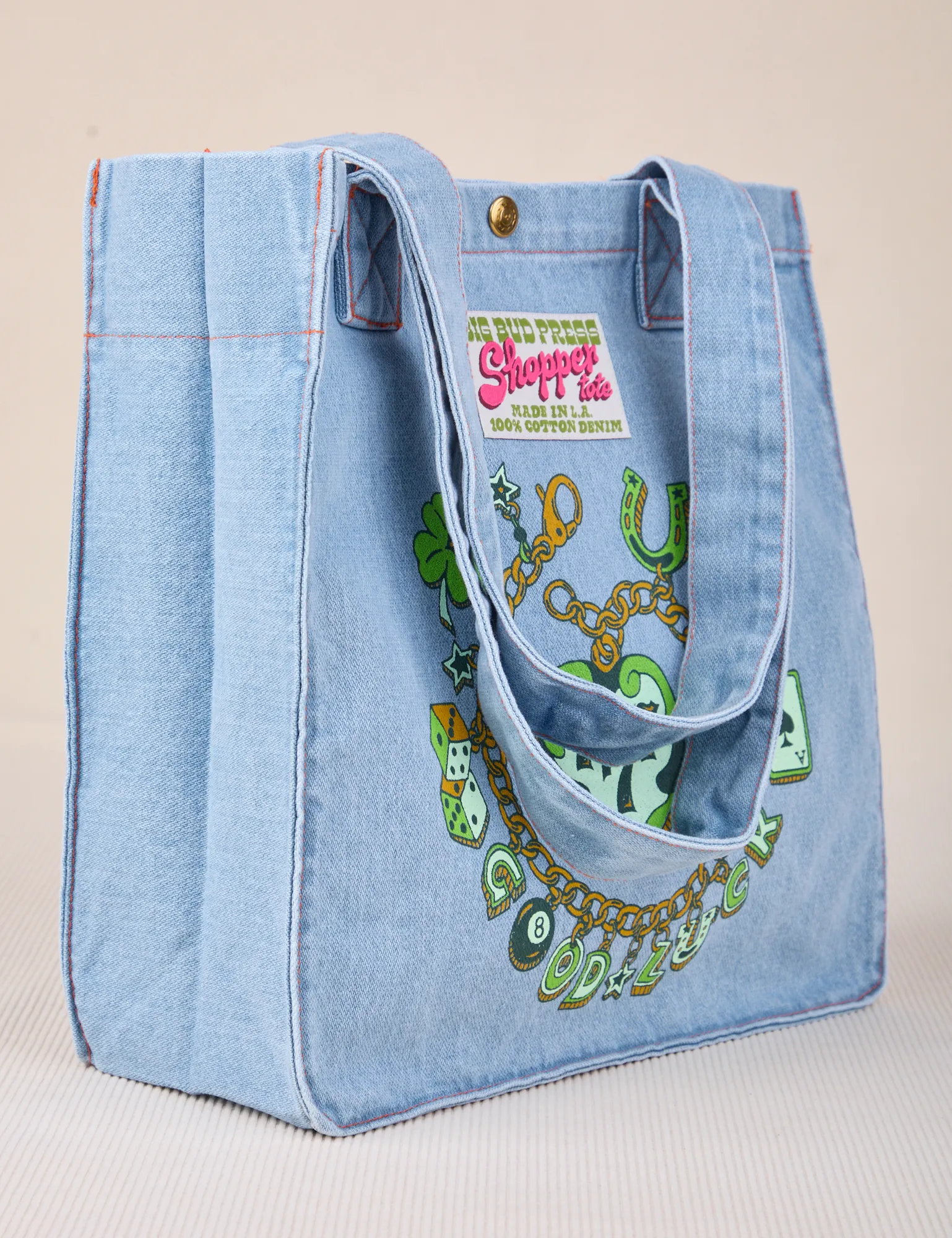 Shopper Tote - Lucky Charm *FINAL SALE* sold by Big Bud Press product image thumbnail 3