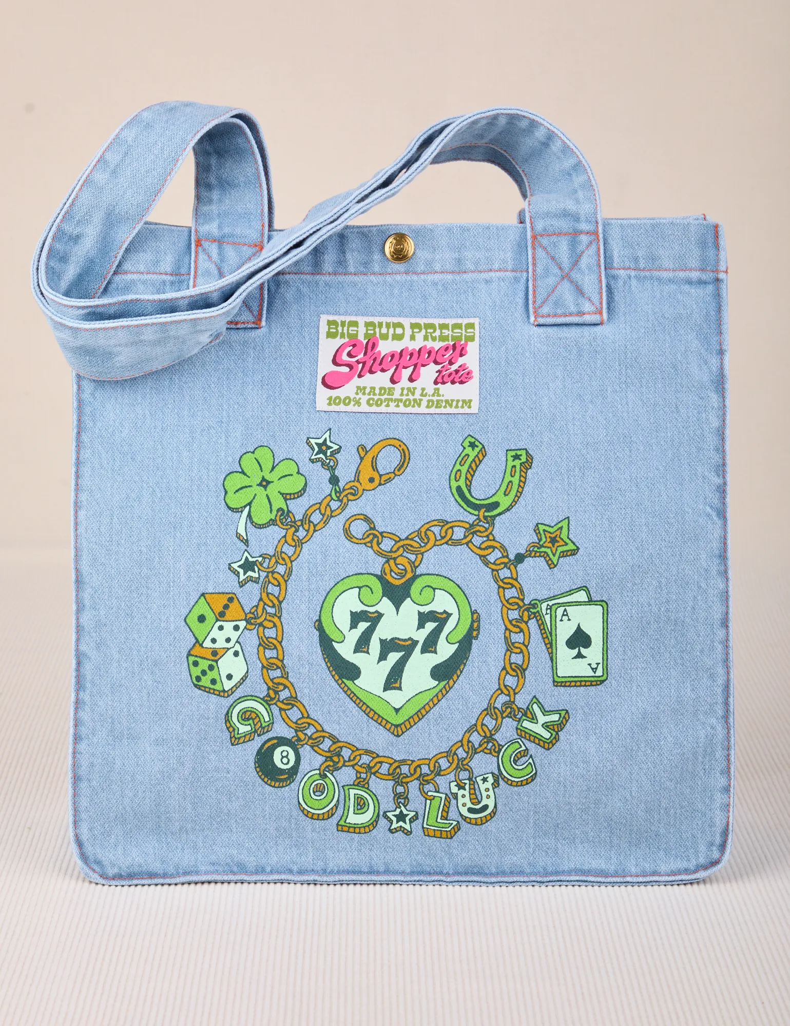 Shopper Tote - Lucky Charm *FINAL SALE* sold by Big Bud Press