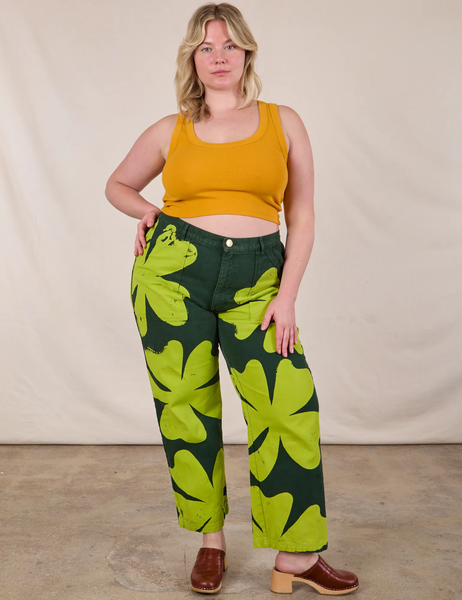 Paintstamped Clover Work Pant *FINAL SALE* sold by Big Bud Press