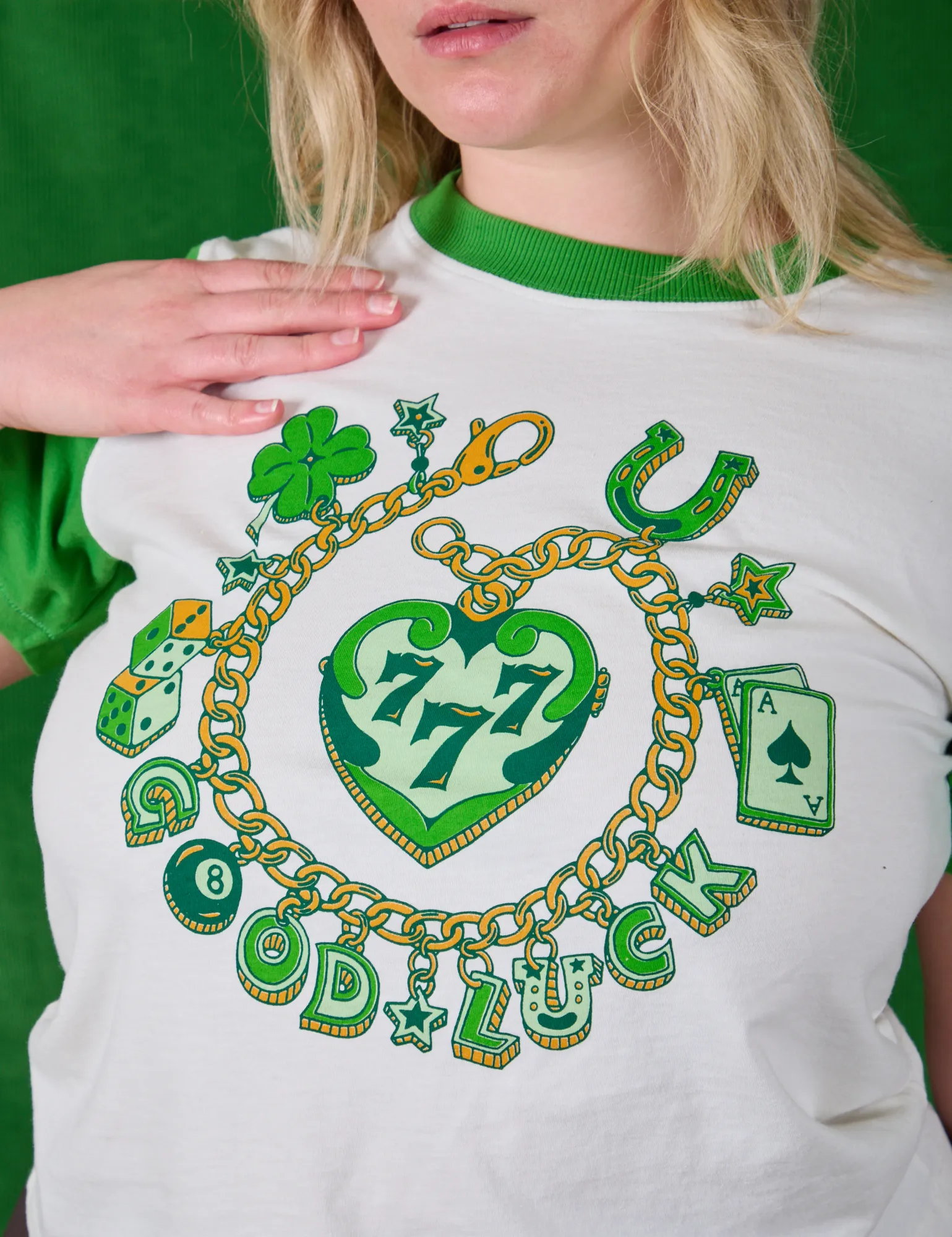 Lucky Charm Organic Tee *FINAL SALE* sold by Big Bud Press product image thumbnail 4