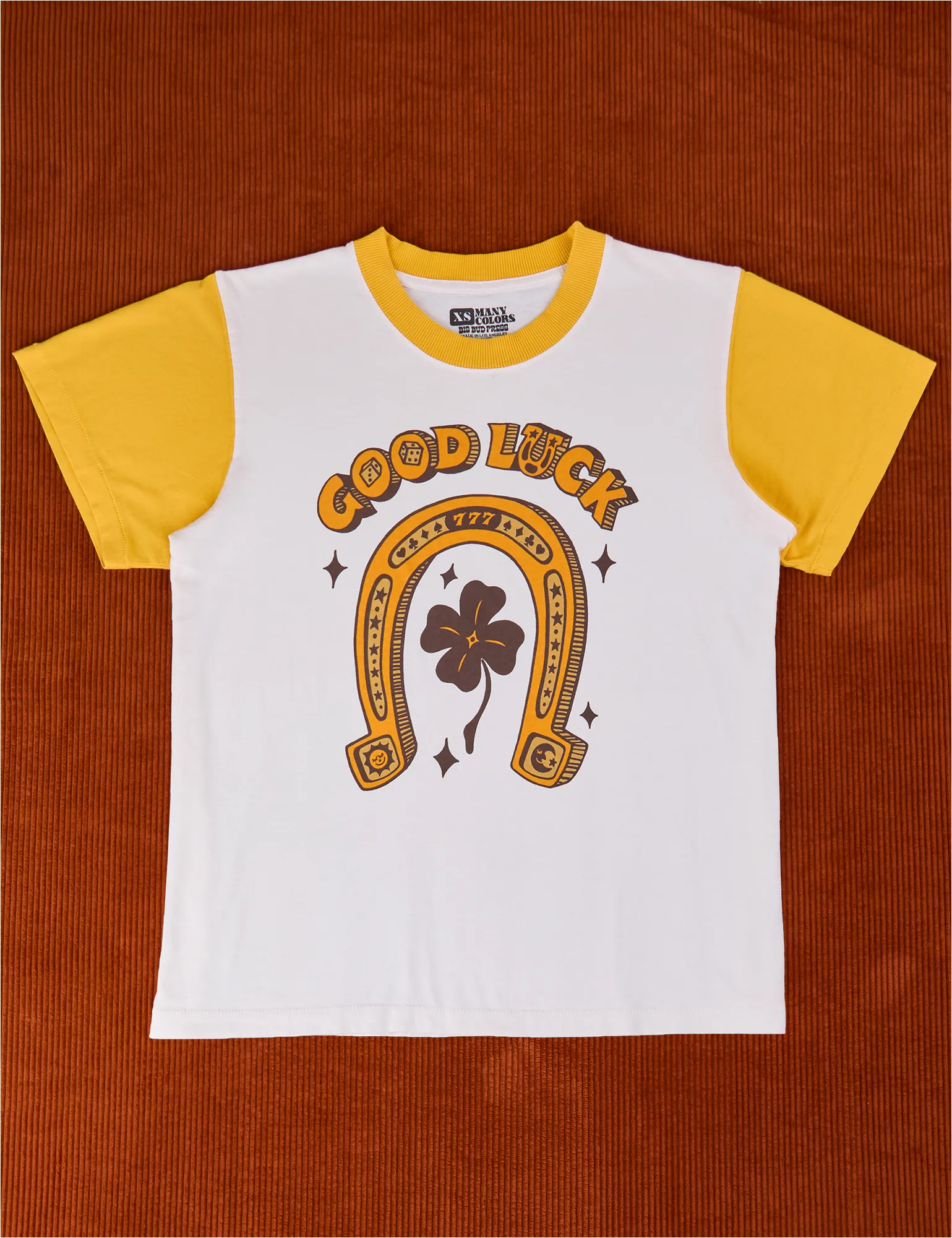 Golden Horseshoe Organic Tee *FINAL SALE* sold by Big Bud Press