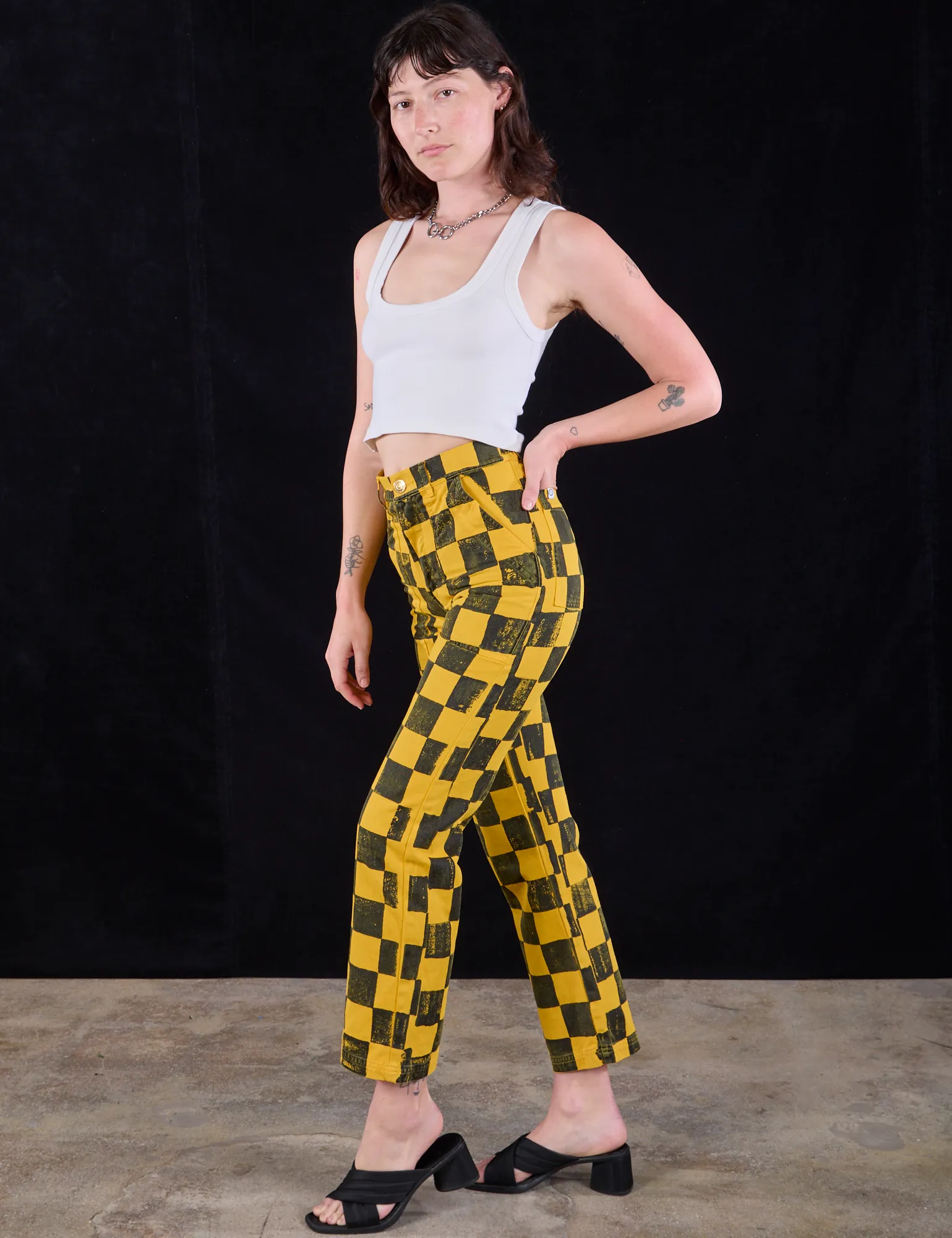 Checkboard Taxi Work Pants sold by Big Bud Press product image thumbnail 5