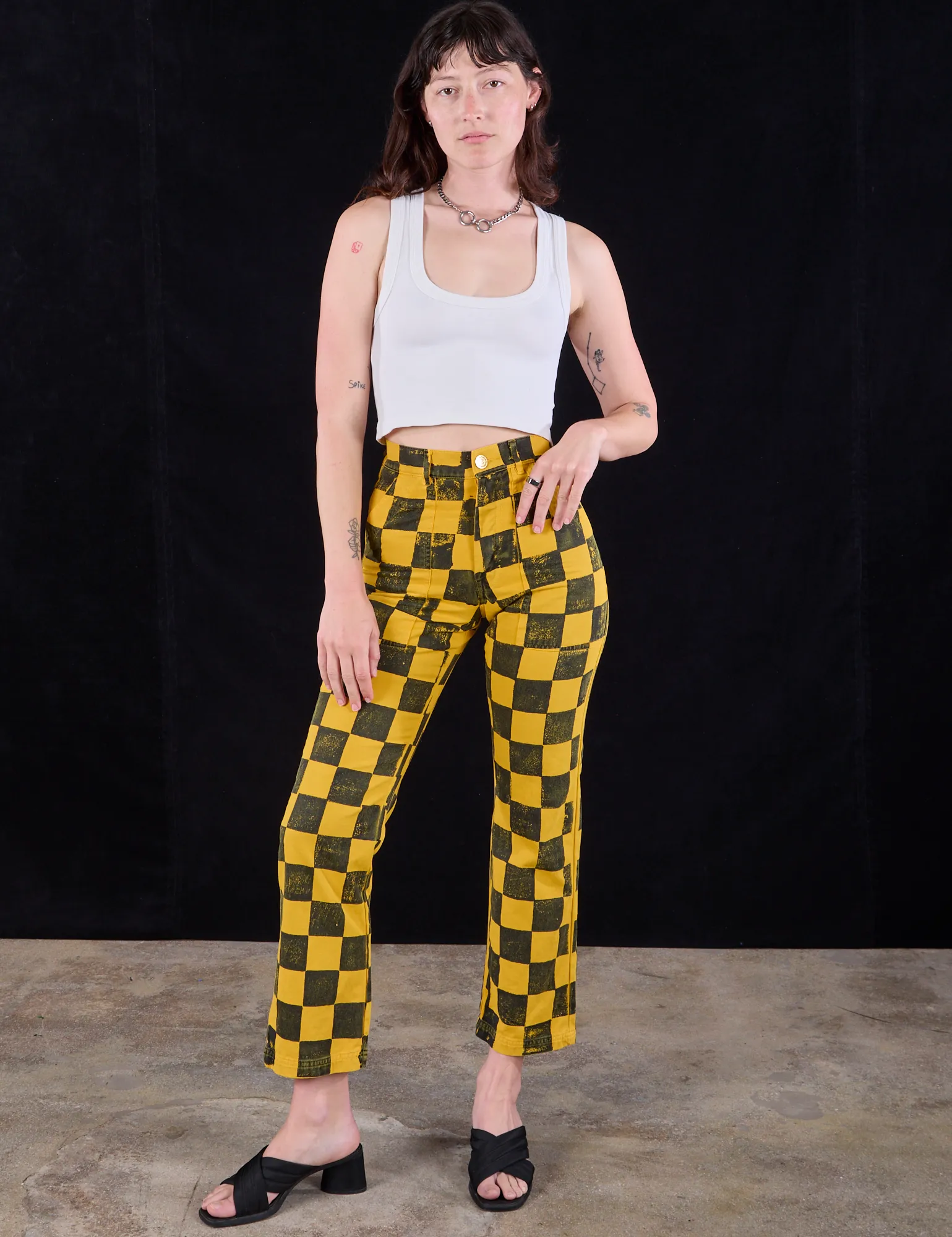 Checkboard Taxi Work Pants sold by Big Bud Press product image thumbnail 4