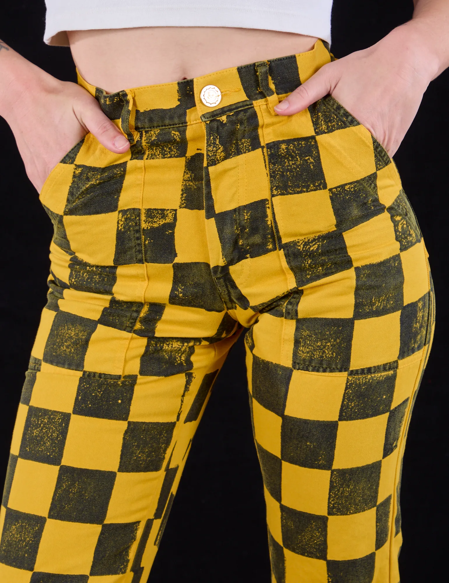 Checkboard Taxi Work Pants sold by Big Bud Press product image thumbnail 3