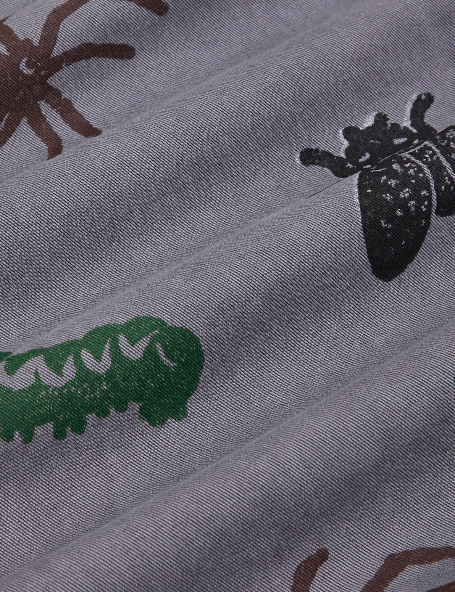 Paintstamped Bug Work Pants - Washed Grey sold by Big Bud Press product image thumbnail 2