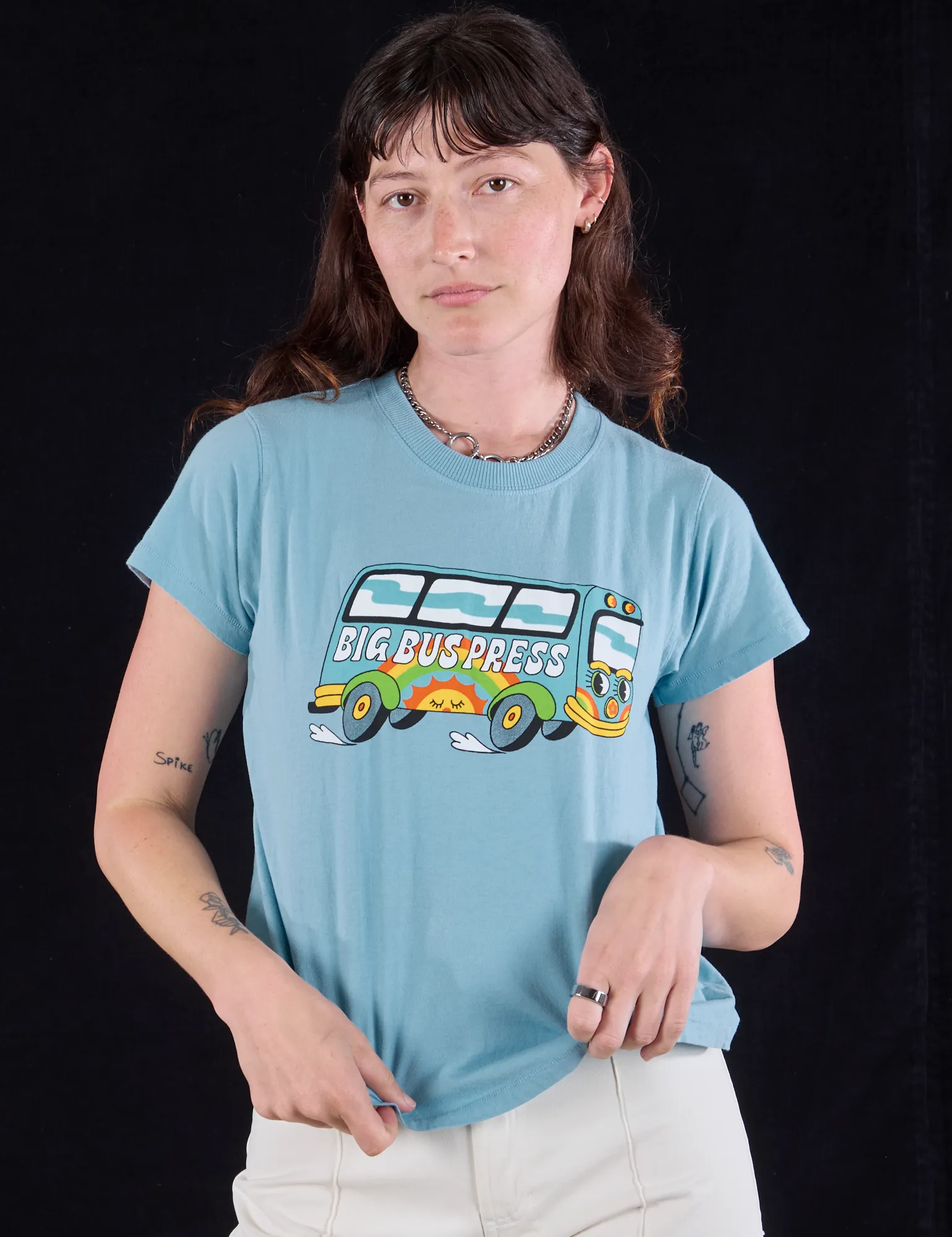 Bus Stop Organic Tee *FINAL SALE* sold by Big Bud Press product image thumbnail 4