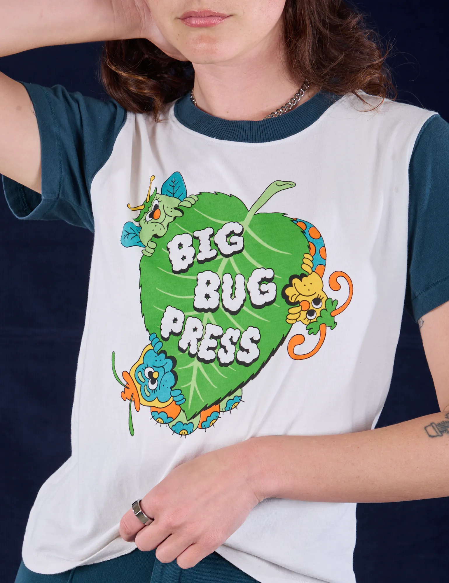 Leafy Lunchtime Organic Tee *FINAL SALE* sold by Big Bud Press product image thumbnail 4