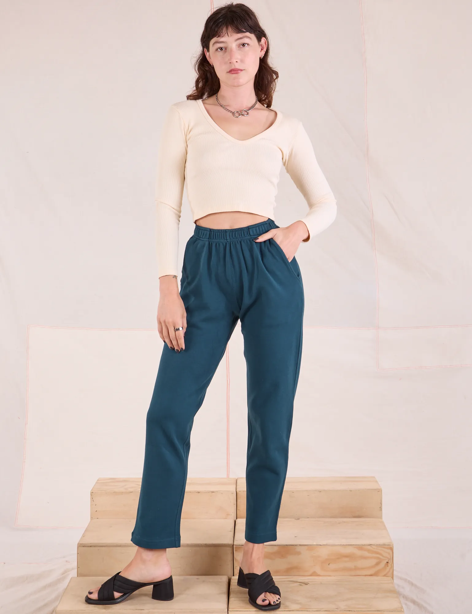 Easy Pants - Lagoon *FINAL SALE* sold by Big Bud Press product image thumbnail 3