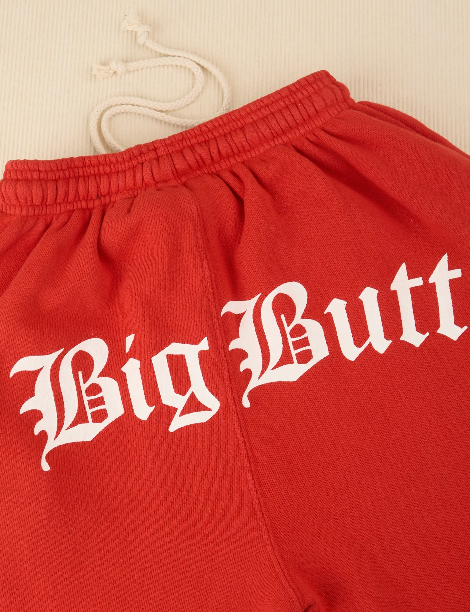 **PRE-ORDER - Ships 8 Weeks** Big Butt Wide Leg Sweat Pants - Mustang Red sold by Big Bud Press product image thumbnail 2