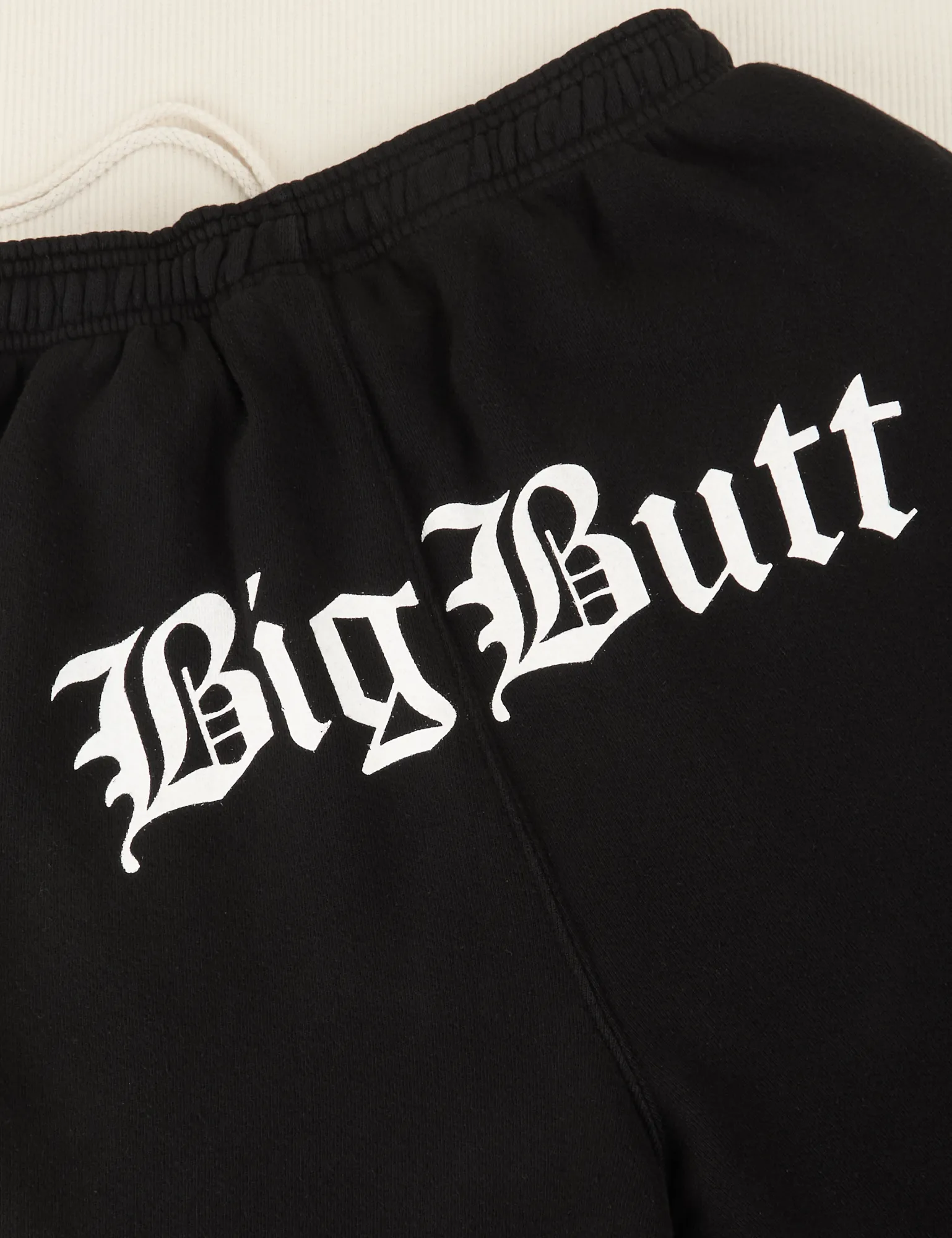 **PRE-ORDER - Ships 8 Weeks** Big Butt Wide Leg Sweat Pants - Basic Black sold by Big Bud Press product image thumbnail 2