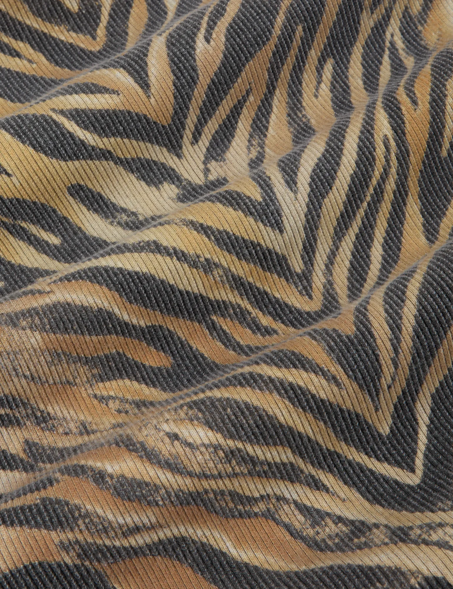 Tiger Print Long Sleeve V-Neck - Traditional *FINAL SALE* sold by Big Bud Press product image thumbnail 2