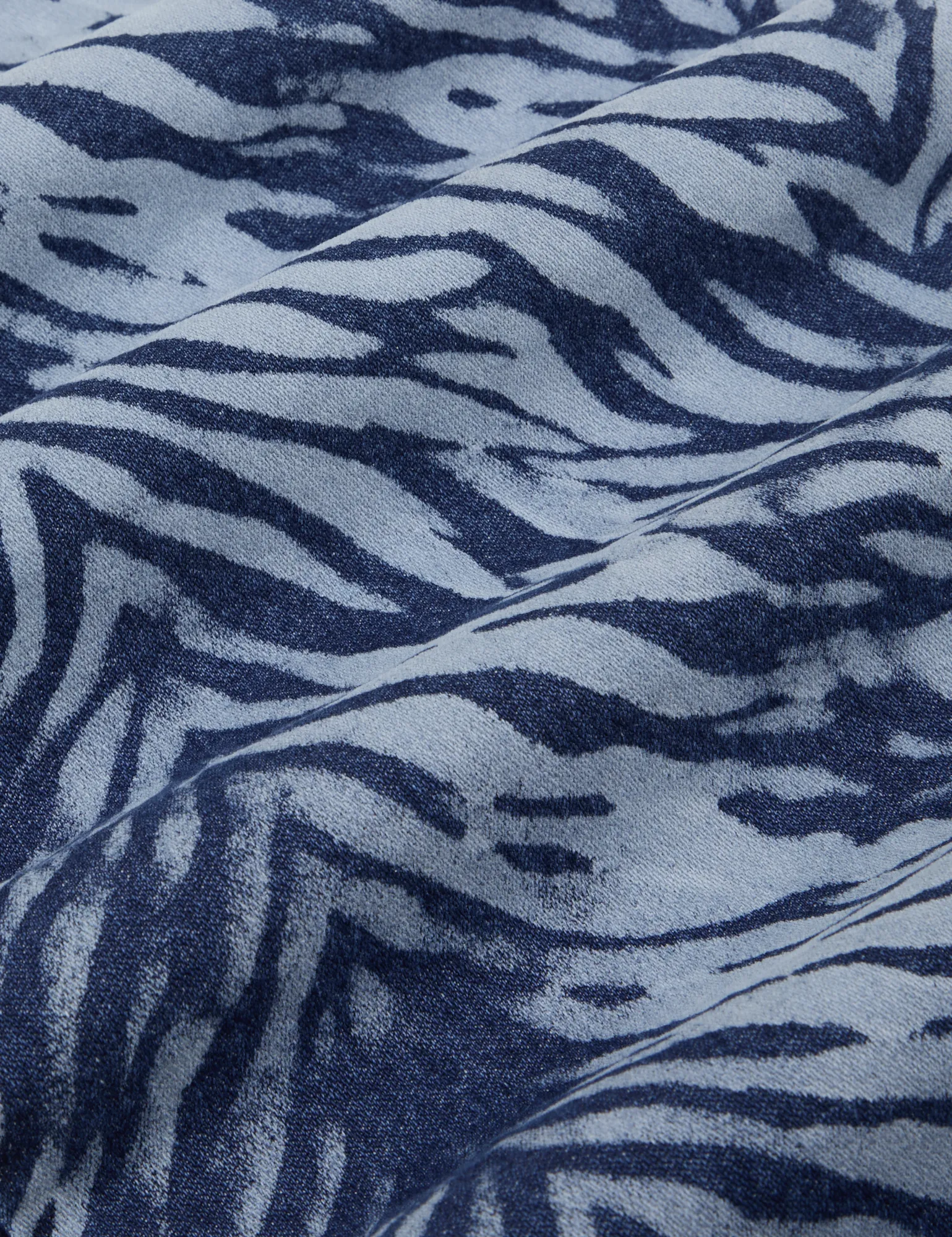 Painted Denim Mid-Rise Trousers - Blue Tiger *FINAL SALE* sold by Big Bud Press product image thumbnail 2