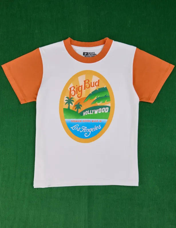 Tourist Tee - Hollywood sold by Big Bud Press