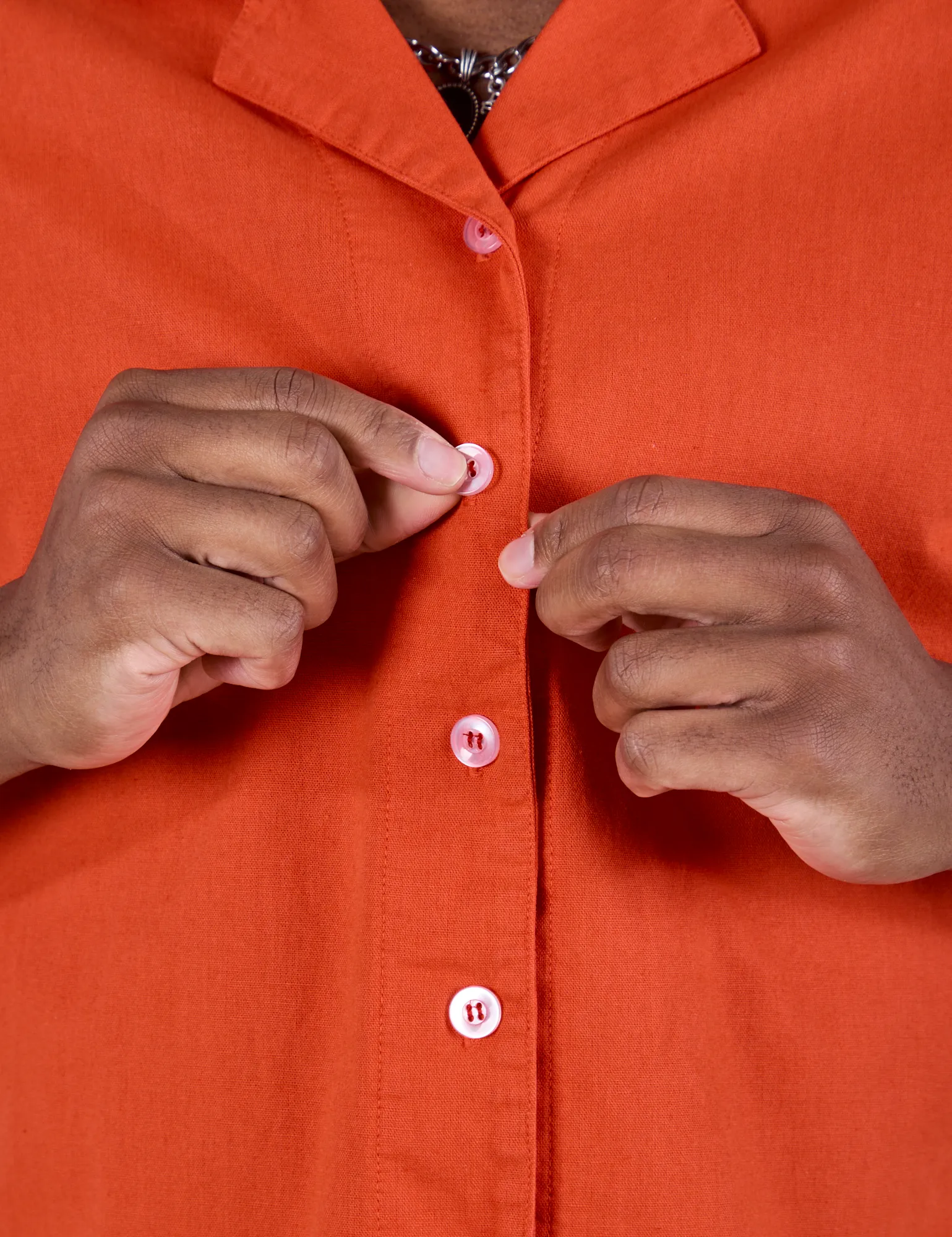 Pantry Button-Up - Chili Red sold by Big Bud Press product image thumbnail 4