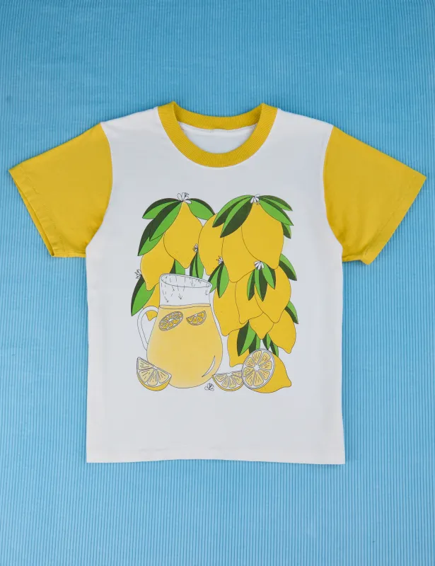 Anniversary Tee - Lemon *FINAL SALE* sold by Big Bud Press