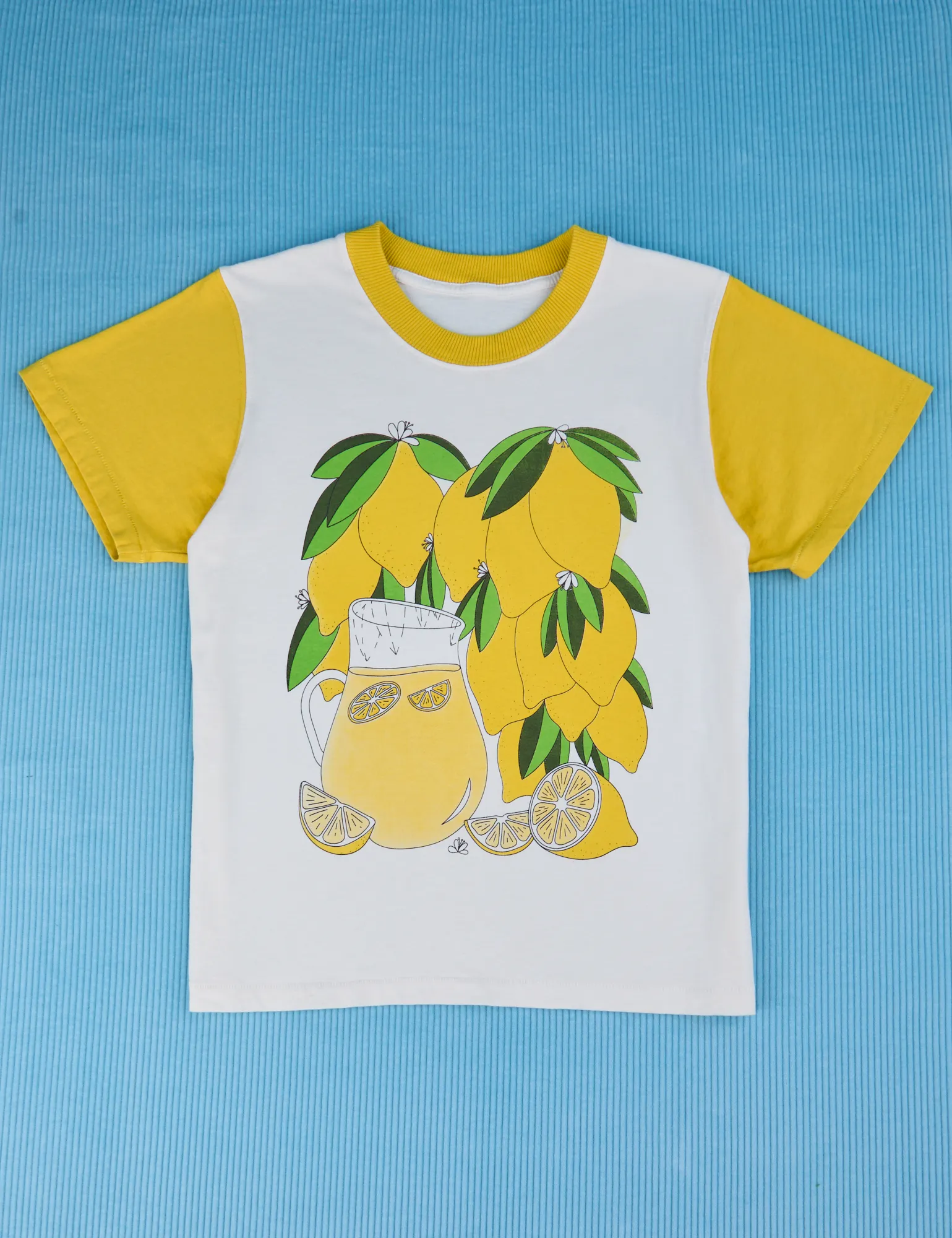 Anniversary Tee - Lemon *FINAL SALE* sold by Big Bud Press