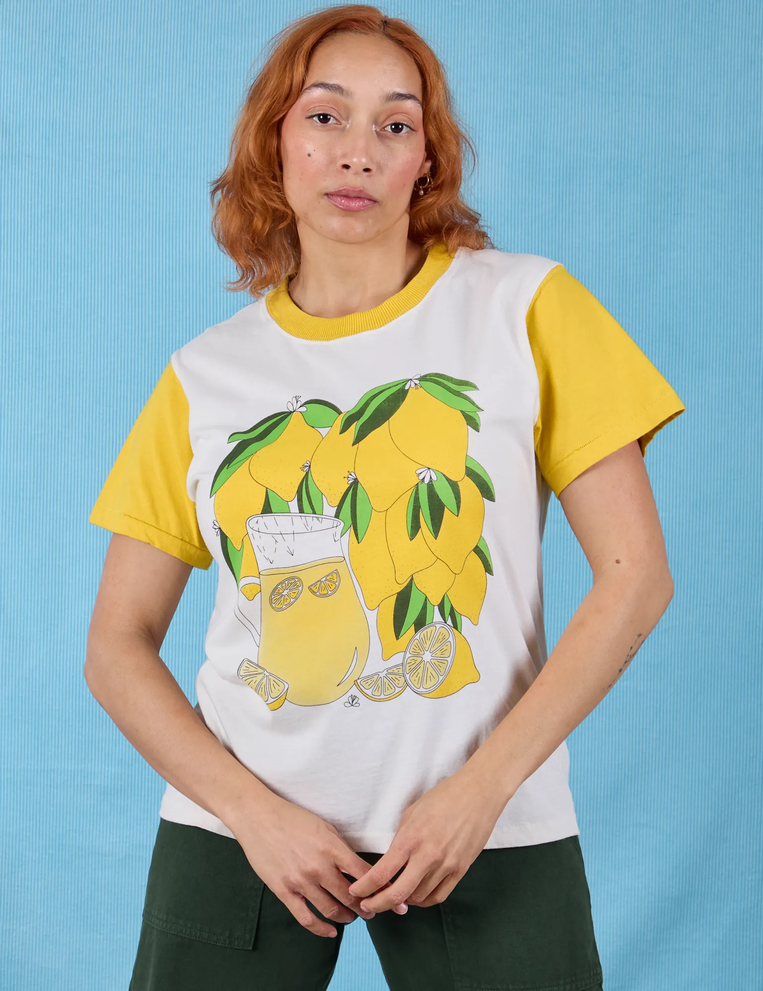 Anniversary Tee - Lemon *FINAL SALE* sold by Big Bud Press product image thumbnail 3