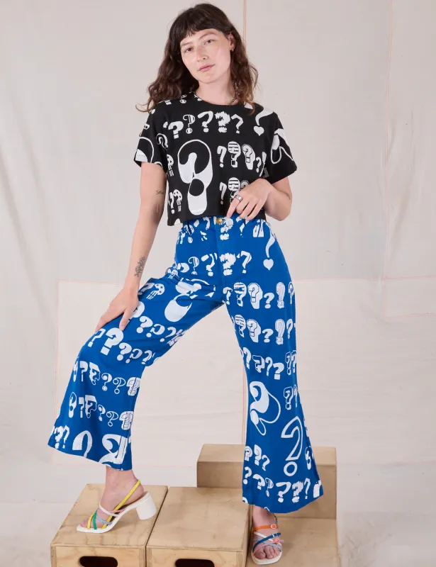 Punctuation Bell Bottoms - ?? Royal Blue ?? *FINAL SALE* sold by Big Bud Press