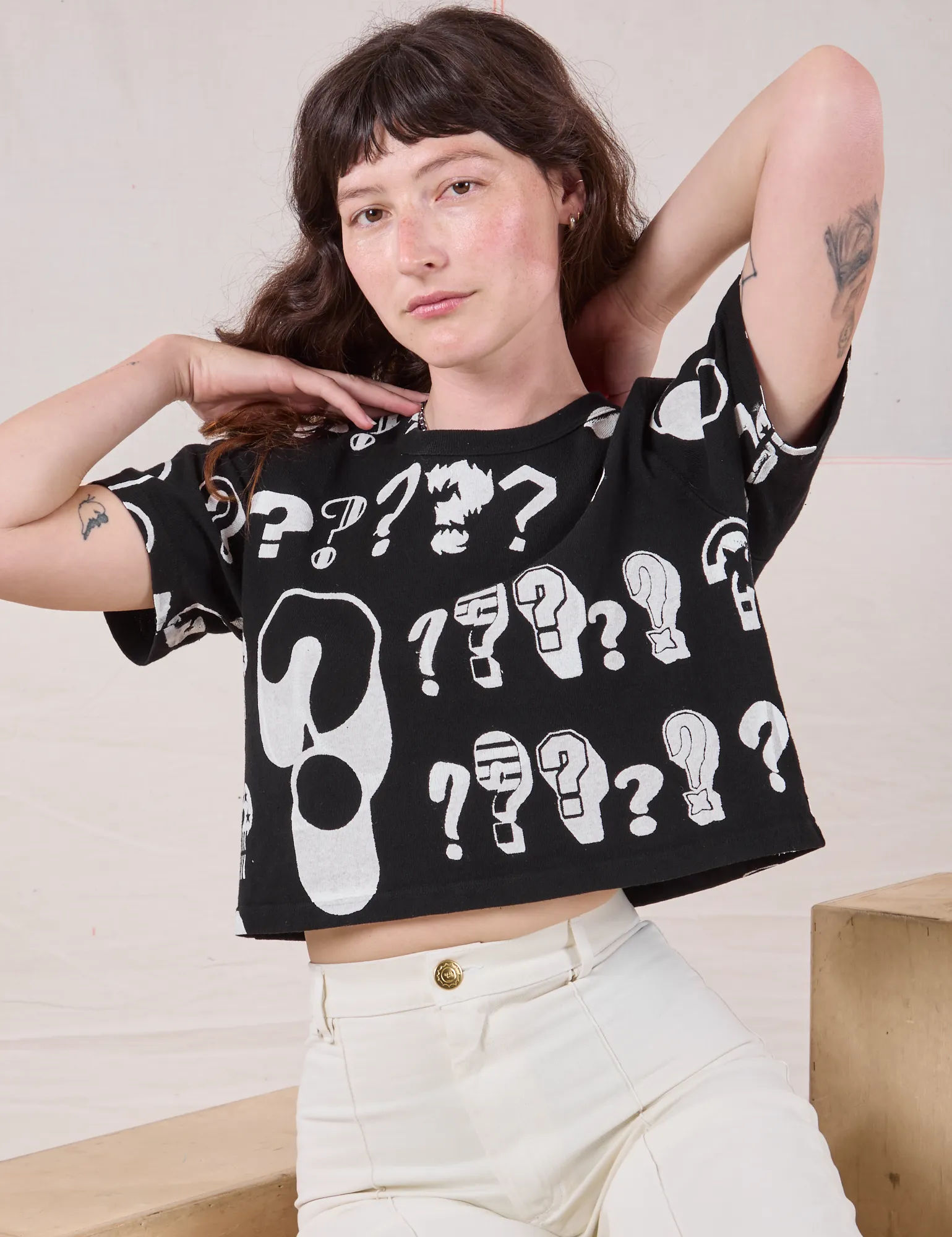 Cropped Burly Tee - ?? Basic Black ?? *FINAL SALE* sold by Big Bud Press