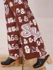 Punctuation Bell Bottoms - && Fudgesicle Brown && *FINAL SALE* sold by Big Bud Press