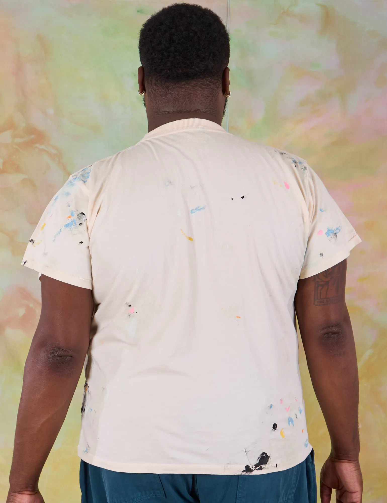 Painted Tee - Vintage Tee Off-White *FINAL SALE* sold by Big Bud Press product image thumbnail 5