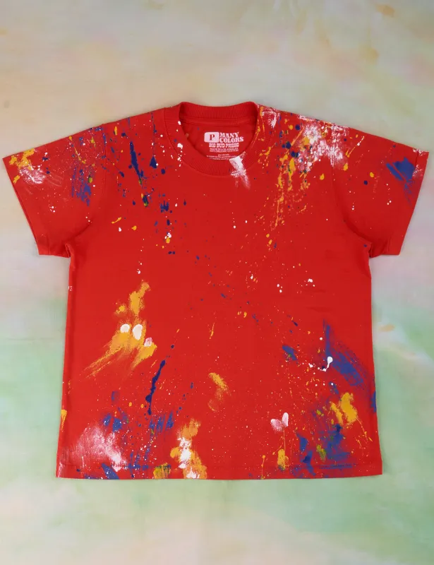 Painted Tee - Mustang Red *FINAL SALE* sold by Big Bud Press