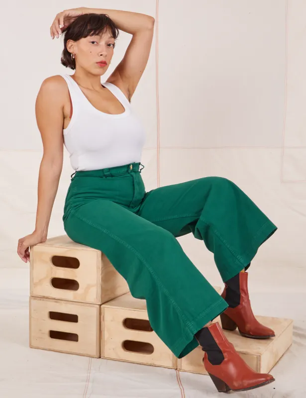 Bell Bottoms - Hunter Green *FINAL SALE* sold by Big Bud Press