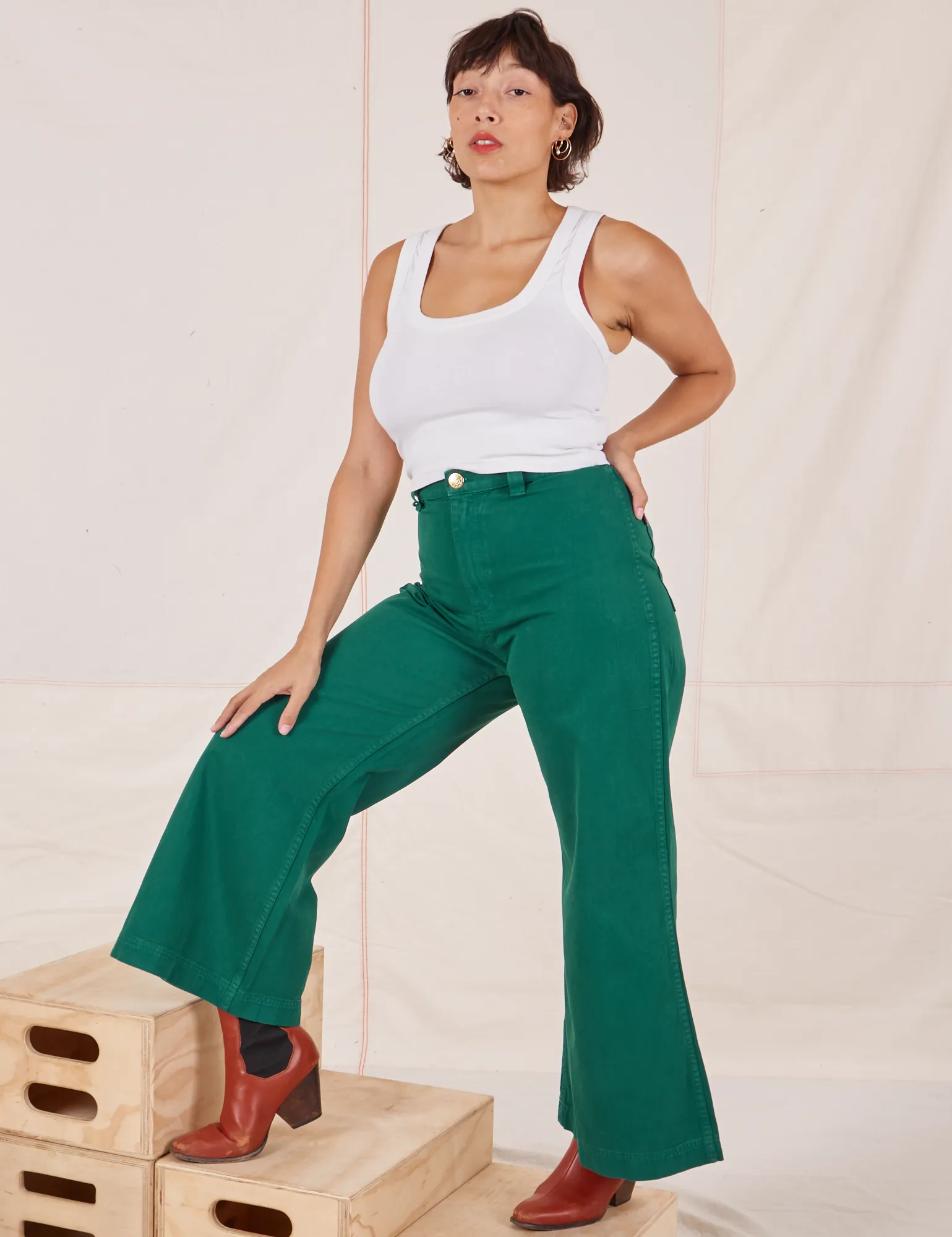 Bell Bottoms - Hunter Green *FINAL SALE* sold by Big Bud Press product image thumbnail 5