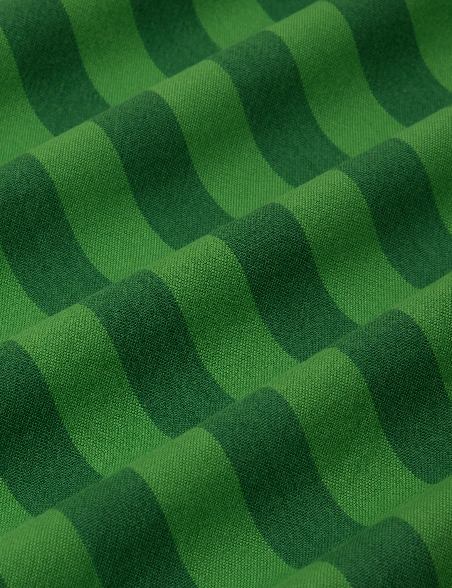 Cropped Overshirt - Summer Stripe - Green on Green sold by Big Bud Press product image thumbnail 2