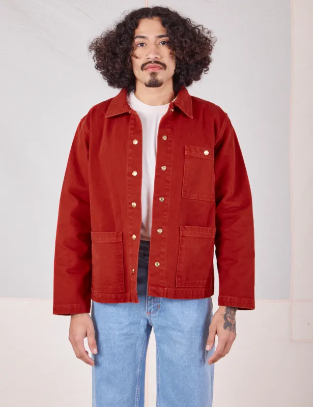 Denim Work Jacket - Paprika sold by Big Bud Press