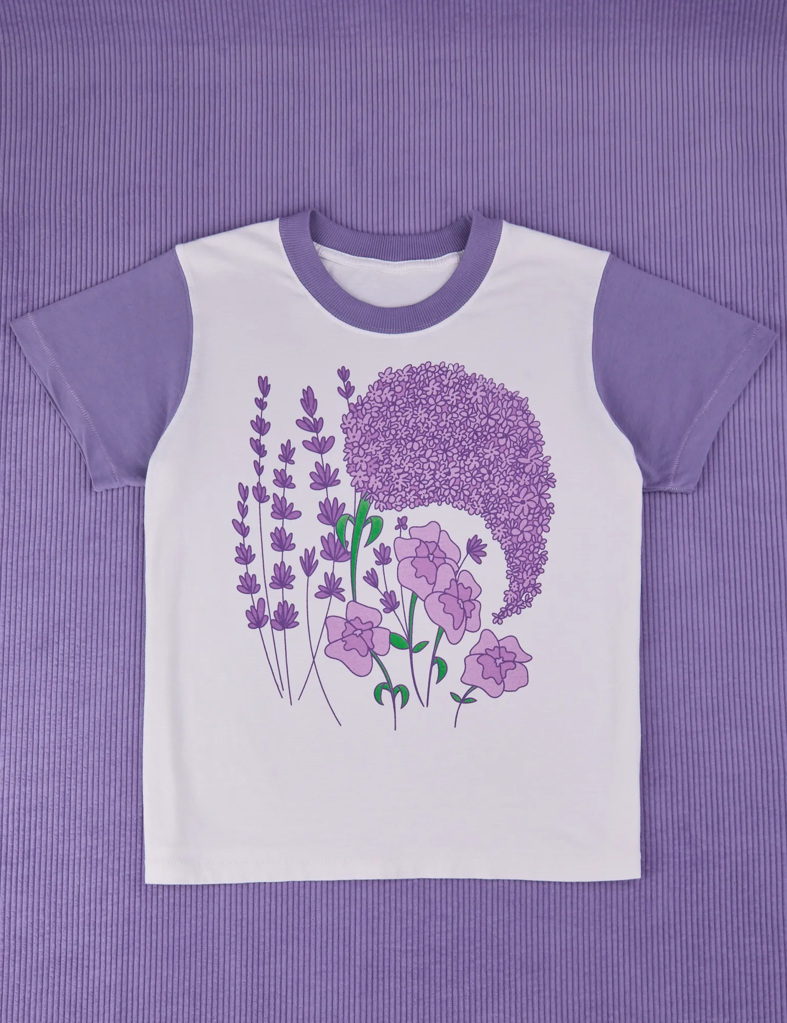 Anniversary Tee - Lush Lilac sold by Big Bud Press
