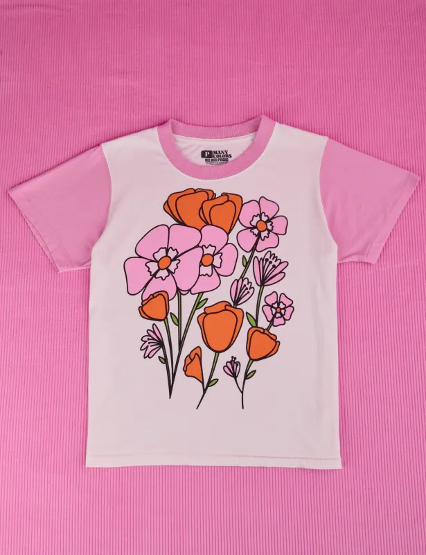 Anniversary Tee - Pink Poppy *FINAL SALE* sold by Big Bud Press