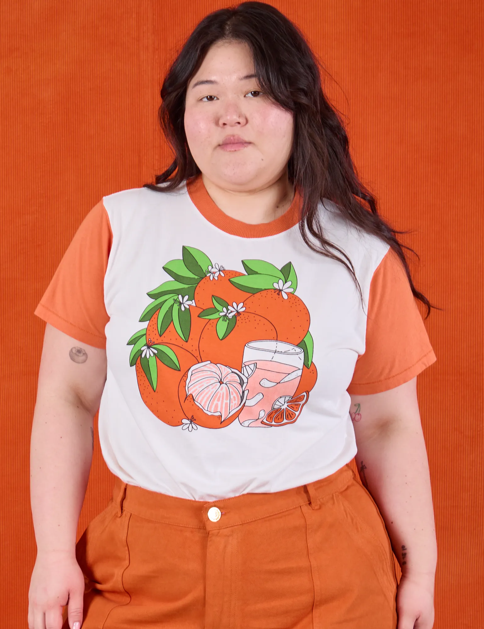 Anniversary Tee - Orange Blossom *FINAL SALE* sold by Big Bud Press product image thumbnail 5