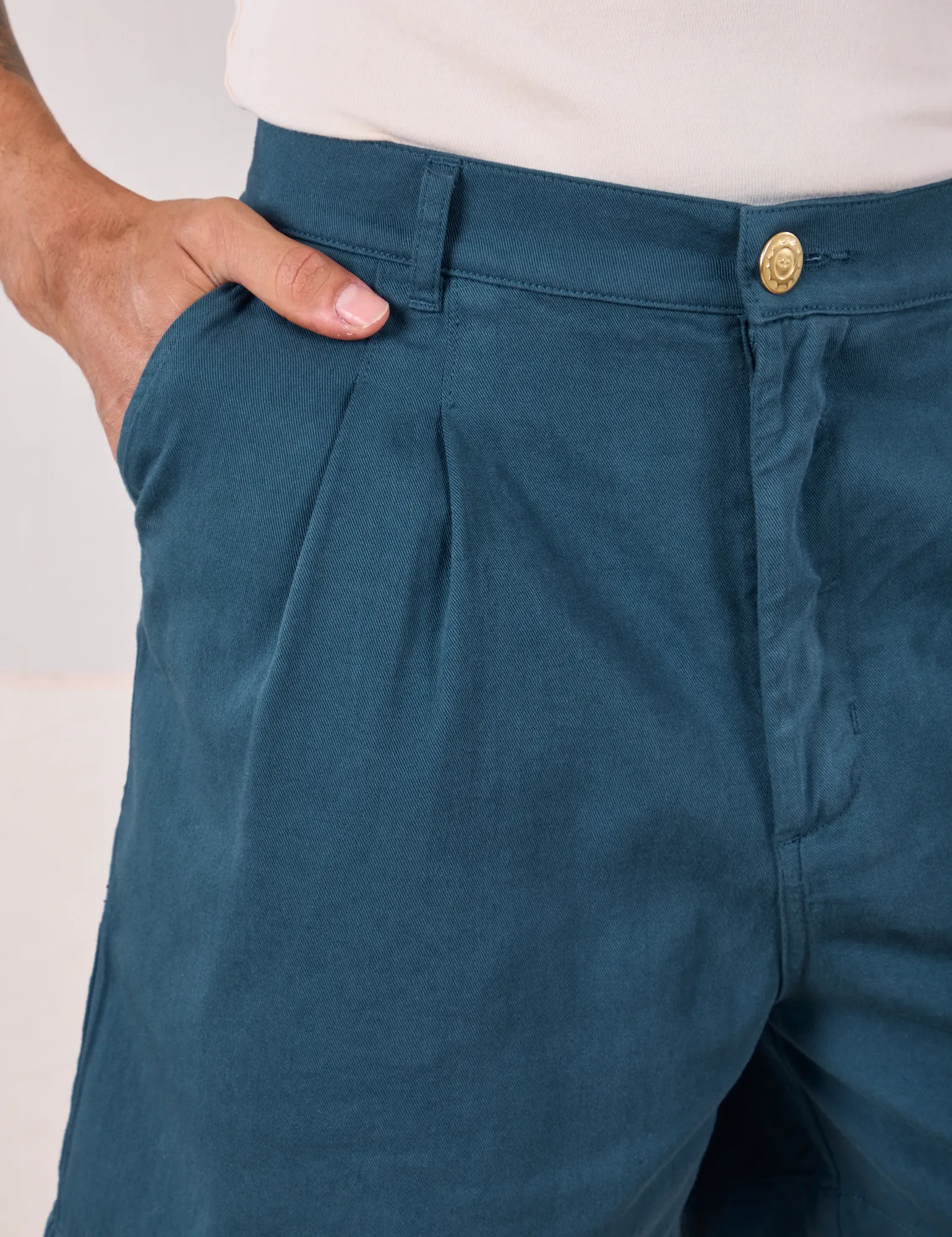 Trouser Shorts - Lagoon sold by Big Bud Press product image thumbnail 4