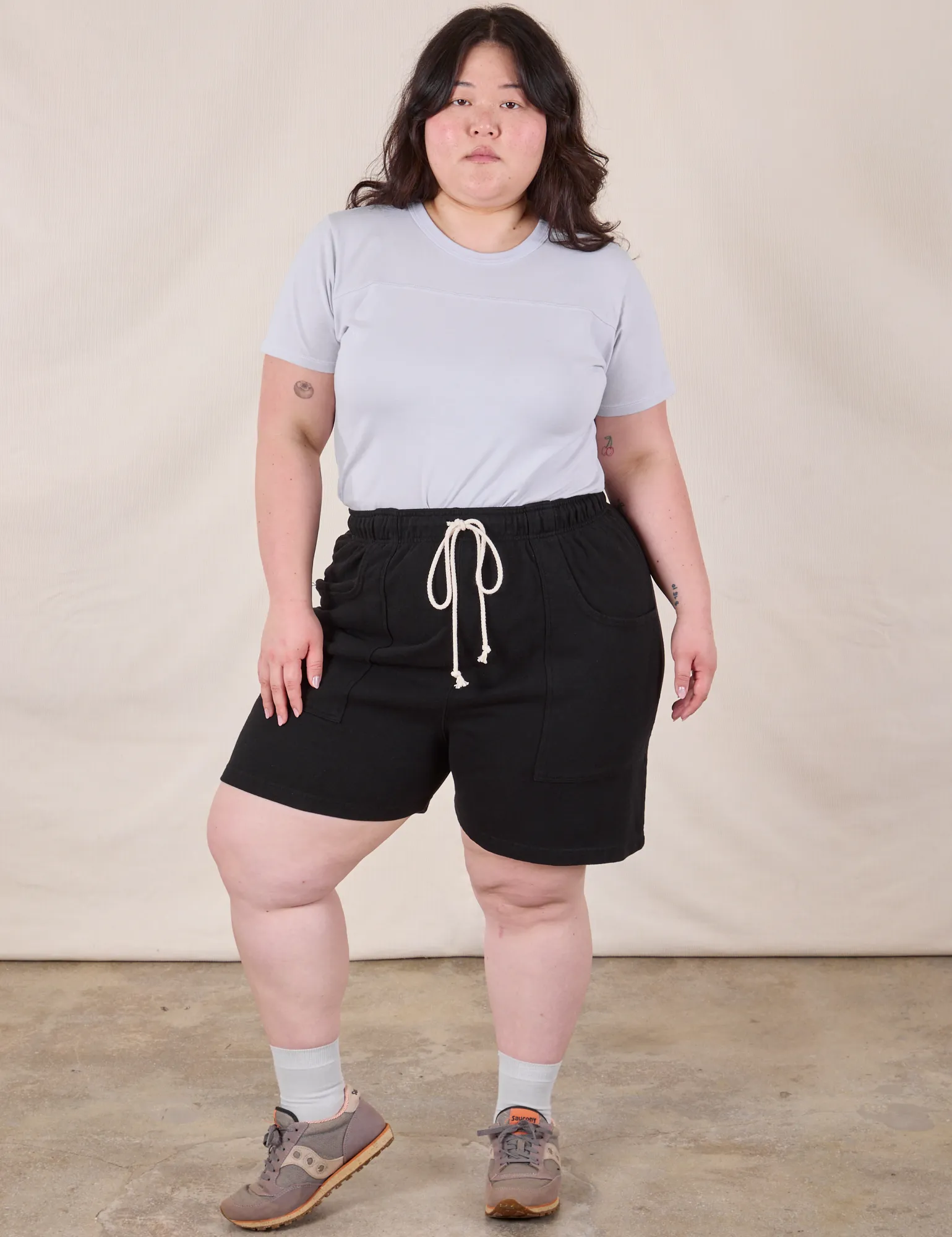 Heavyweight Sweat Shorts - Basic Black sold by Big Bud Press
