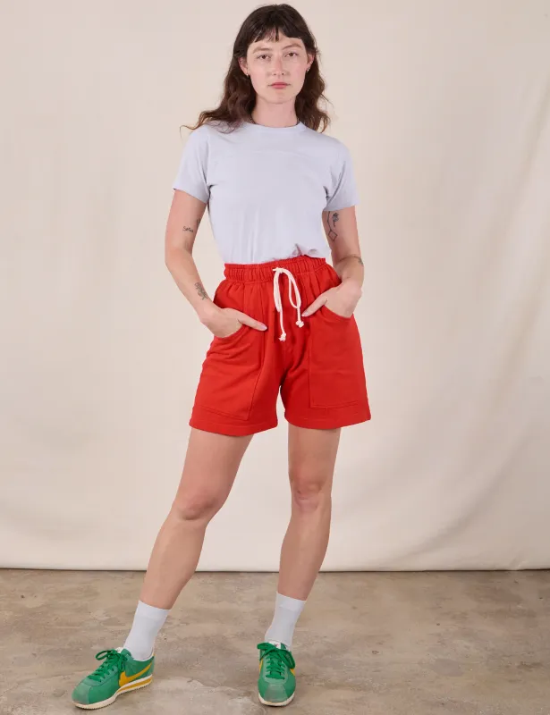 Sweat Shorts - Mustang Red sold by Big Bud Press